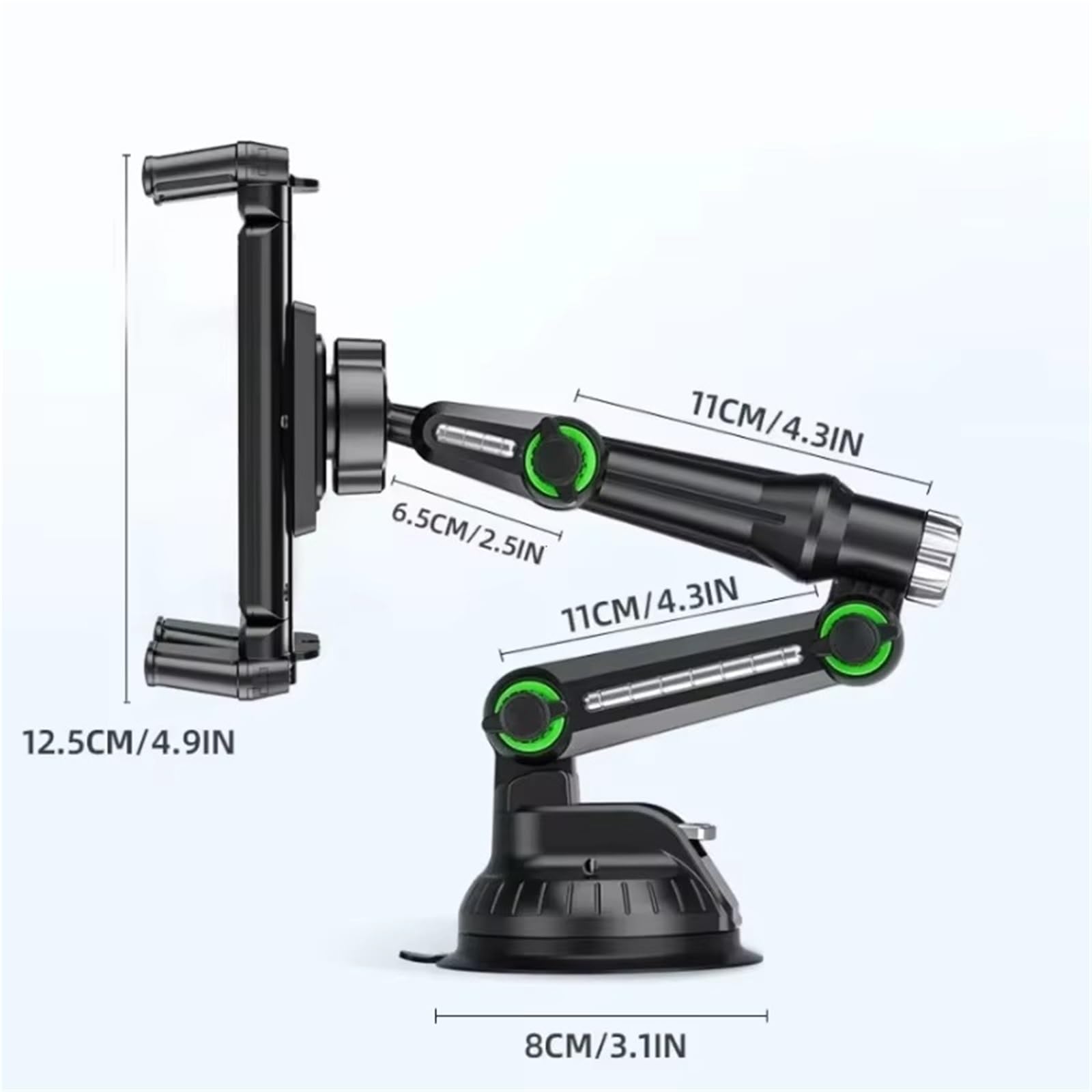 Für Telefon Für IPad Für Pro Air Tablet Langarm Saugnapf Halterung 4-13'' Auto Telefon Halter Klapp Bildschirm Tablet Clip Handyhalterung Auto