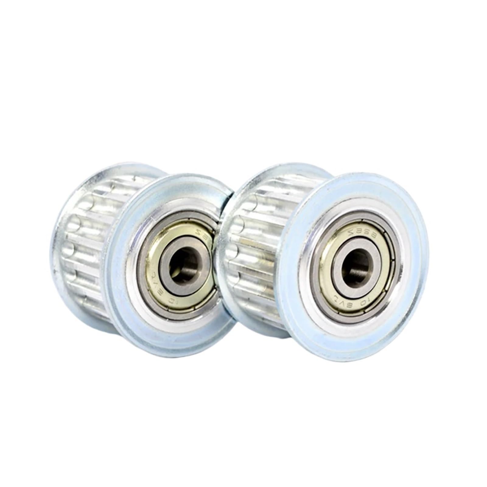 HTD 36T/40T/44T/50 Tooth tensioner Adjustment Guide Wheel with Bearing Timing Idler Belt Width 6/10/15mm Inner Diameter 3/4-15mm(Bore 9mm,40T,Smooth 10mm)