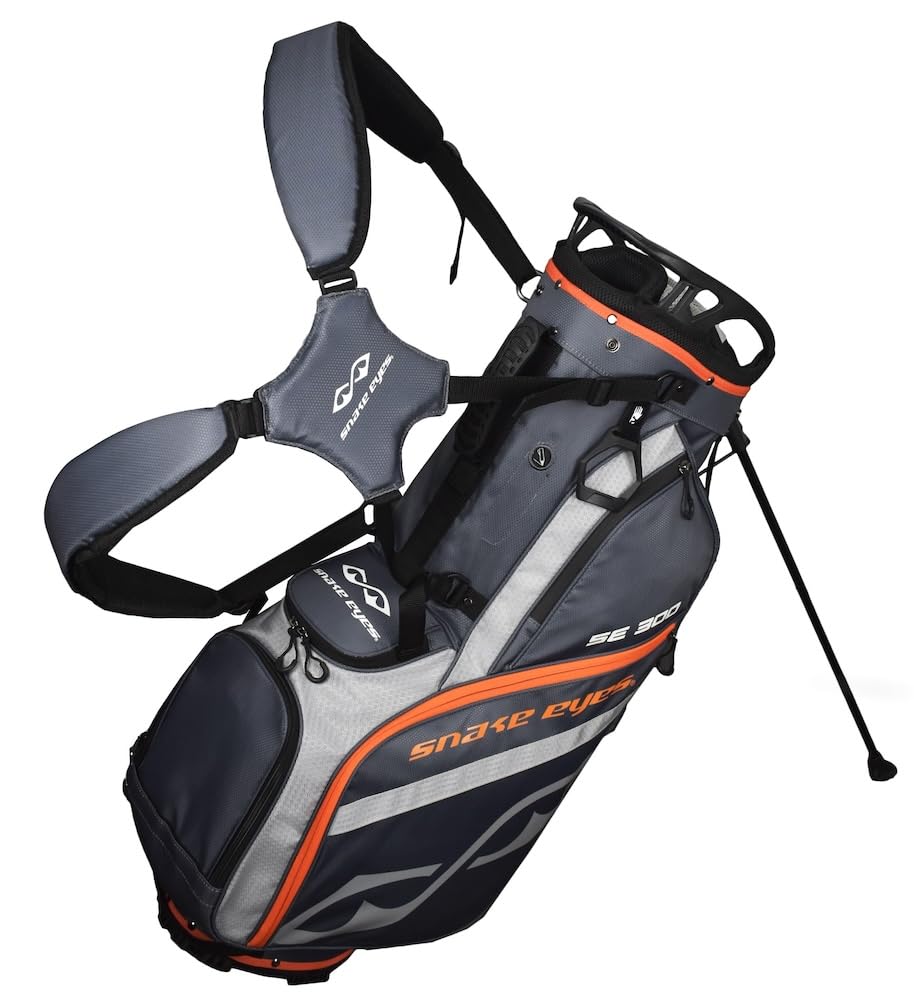 Amazon.com : Snake Eyes SE300 Hyrbid Golf Stand Bag Dark Gray