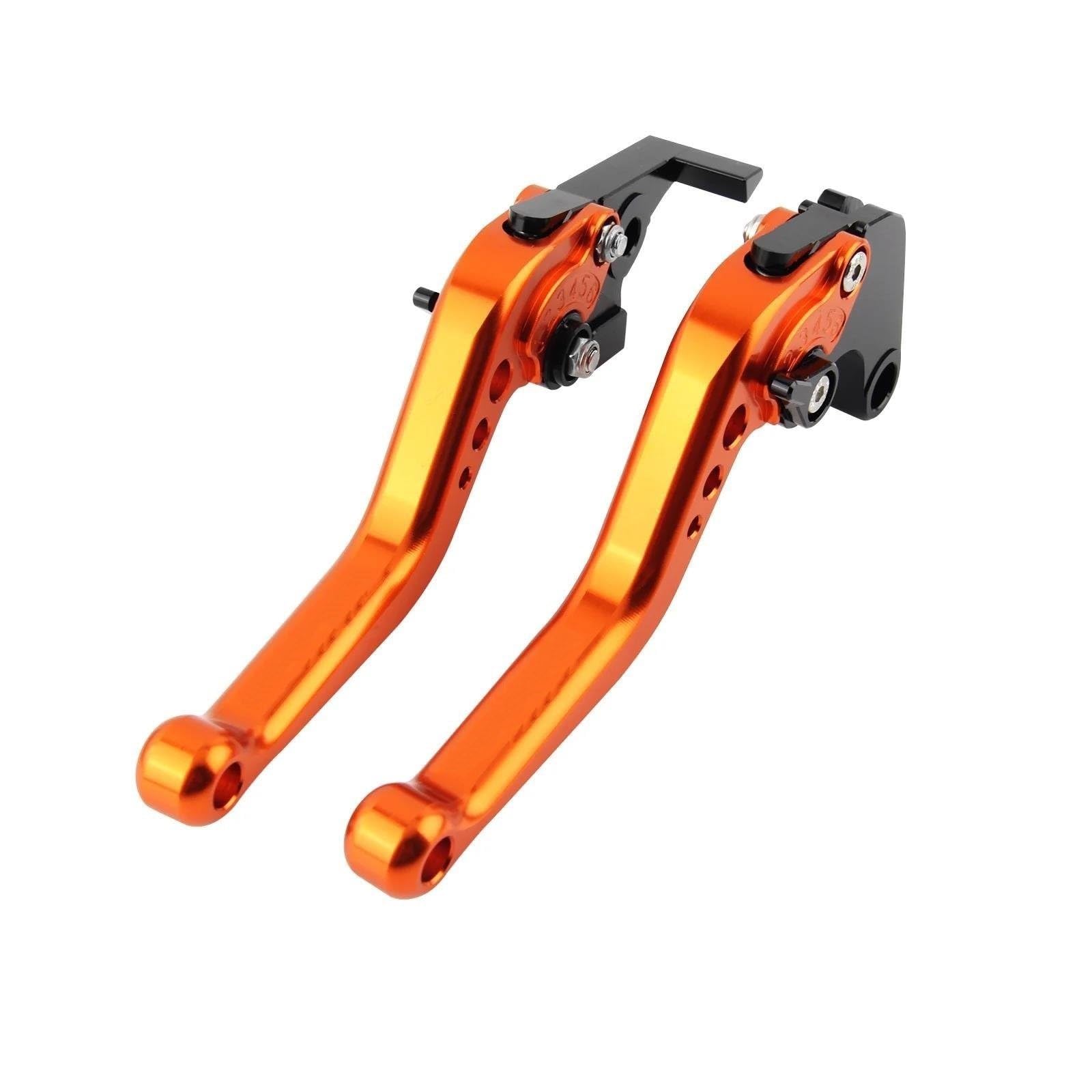 Gimegioyly Orange For Vfr800 For Vfr800f For Vfr800x For Vfr 800 For Vfr 800F For Vfr 800X 2002-2020 Short Brake Clutch Lever Handles Clutch Brake Lever Handle(Orange)