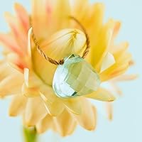 Vista 2 de SOULKU Collar de cristal, joyería de cristal curativo hecha a mano, joyería inspiradora para mujeres, cristal de corte de 0.32 x 0.315 pulgadas