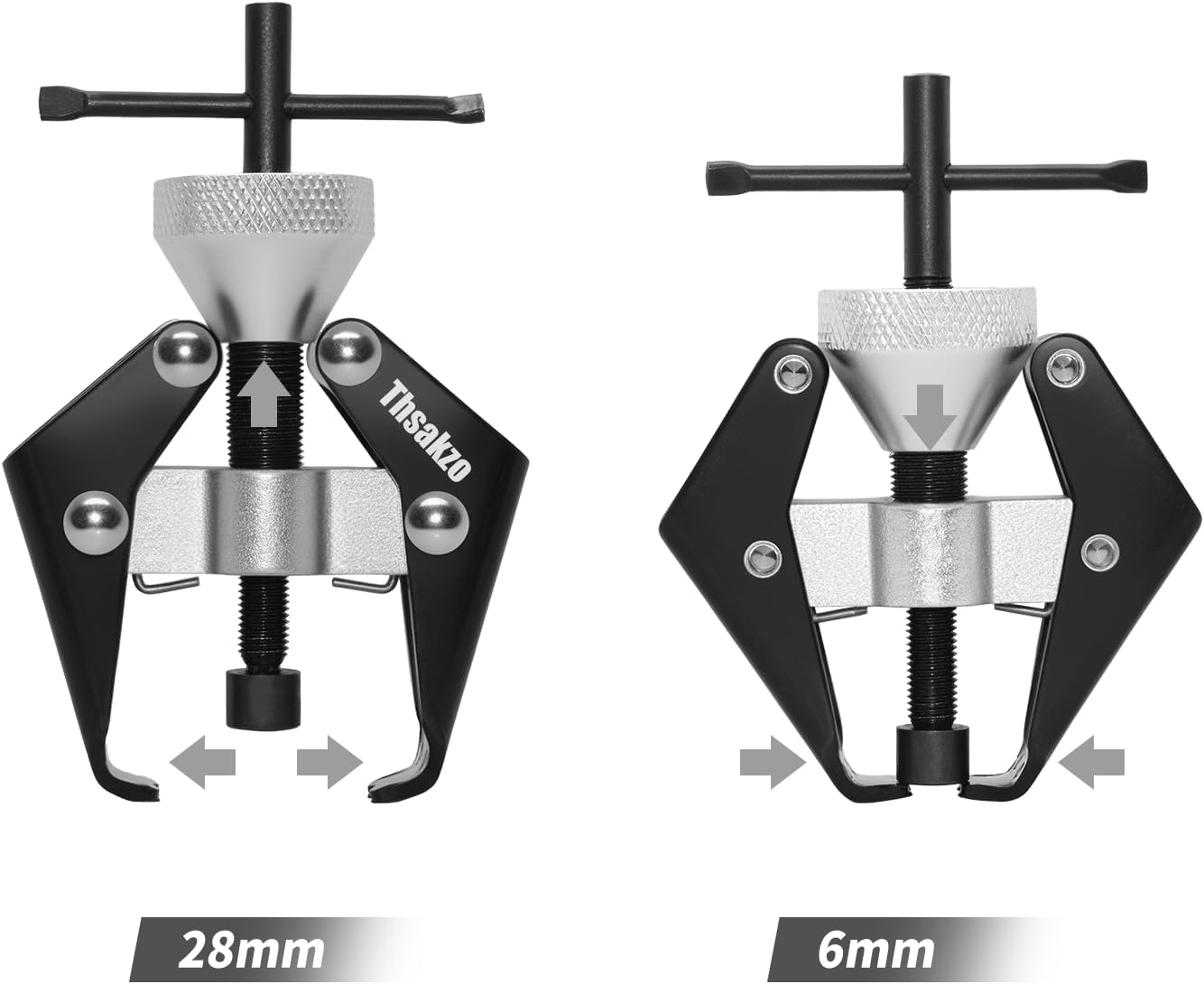 Windshield Wiper Arm Removal Tool, Heavy Duty 45# Carbon Steel Battery Terminal Puller & Small Bearing Puller, Universal Automotive Repair Tool for Cars, Trucks, SUVs, RVs