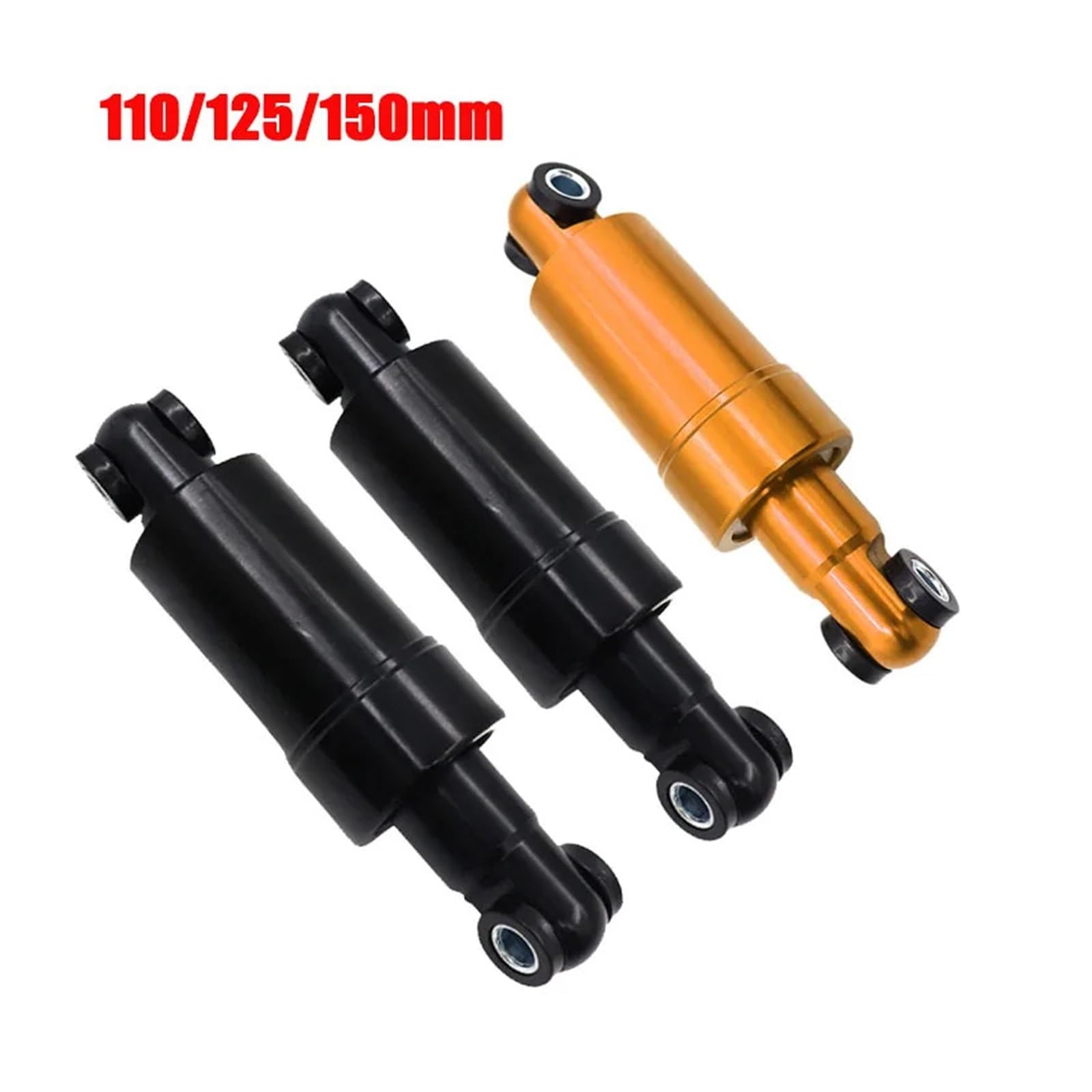 Amortiguador Trasero for Bicicleta eléctrica de 110/125/150 mm, Compatible con Scooter Plegable, Bicicleta de Bolsillo de 49 CC, Bicicleta eléctrica(125mm)