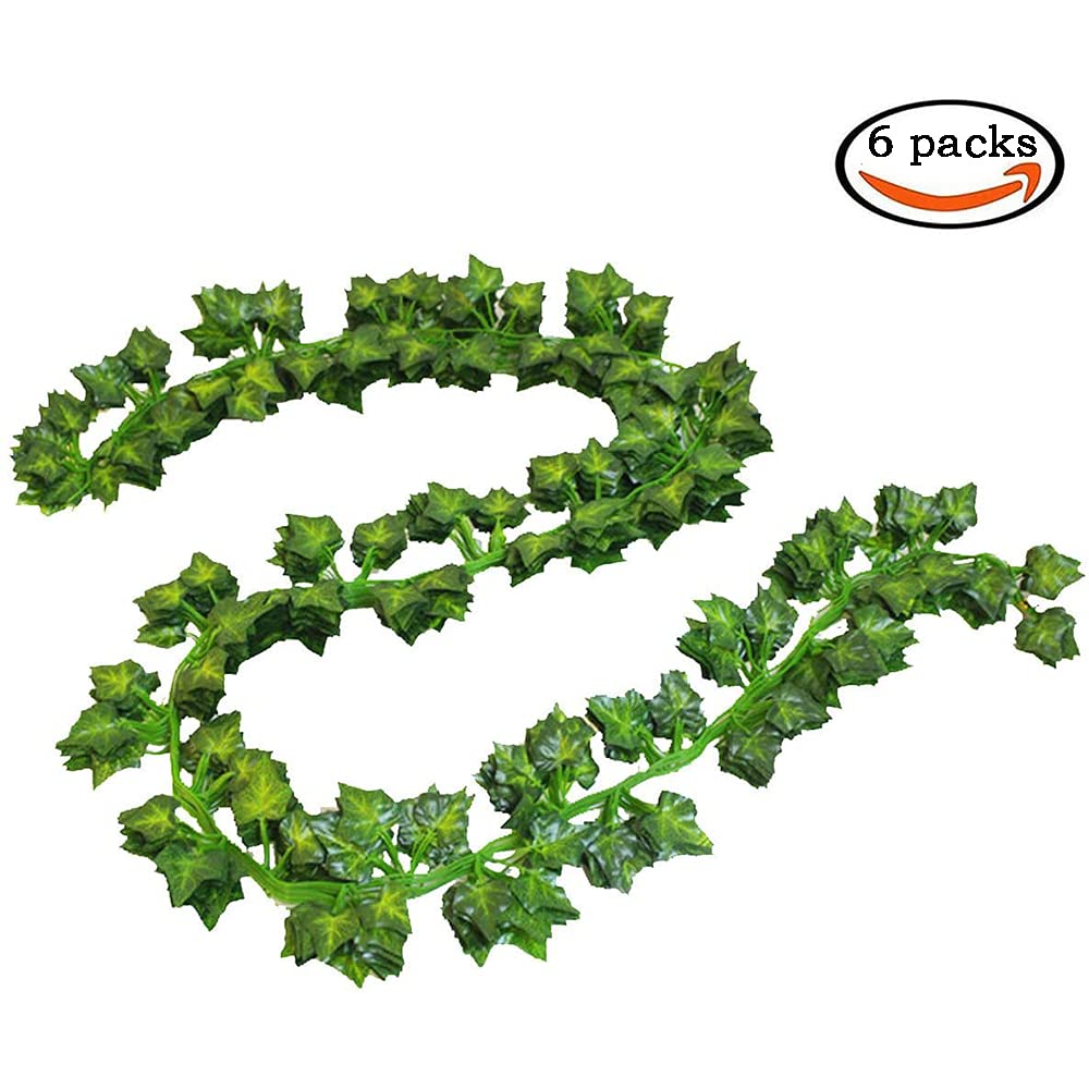 Ghirlanda Di Foglie Finte Scindapsus 25,6 Mt – Edera Artificiale Per Decorazione Interni Ed Esterni