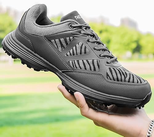 Miniatura 3 de THESTRON Zapatos de golf profesionales para hombre, tenis de golf para golf, deportivos, impermeables, para hombre