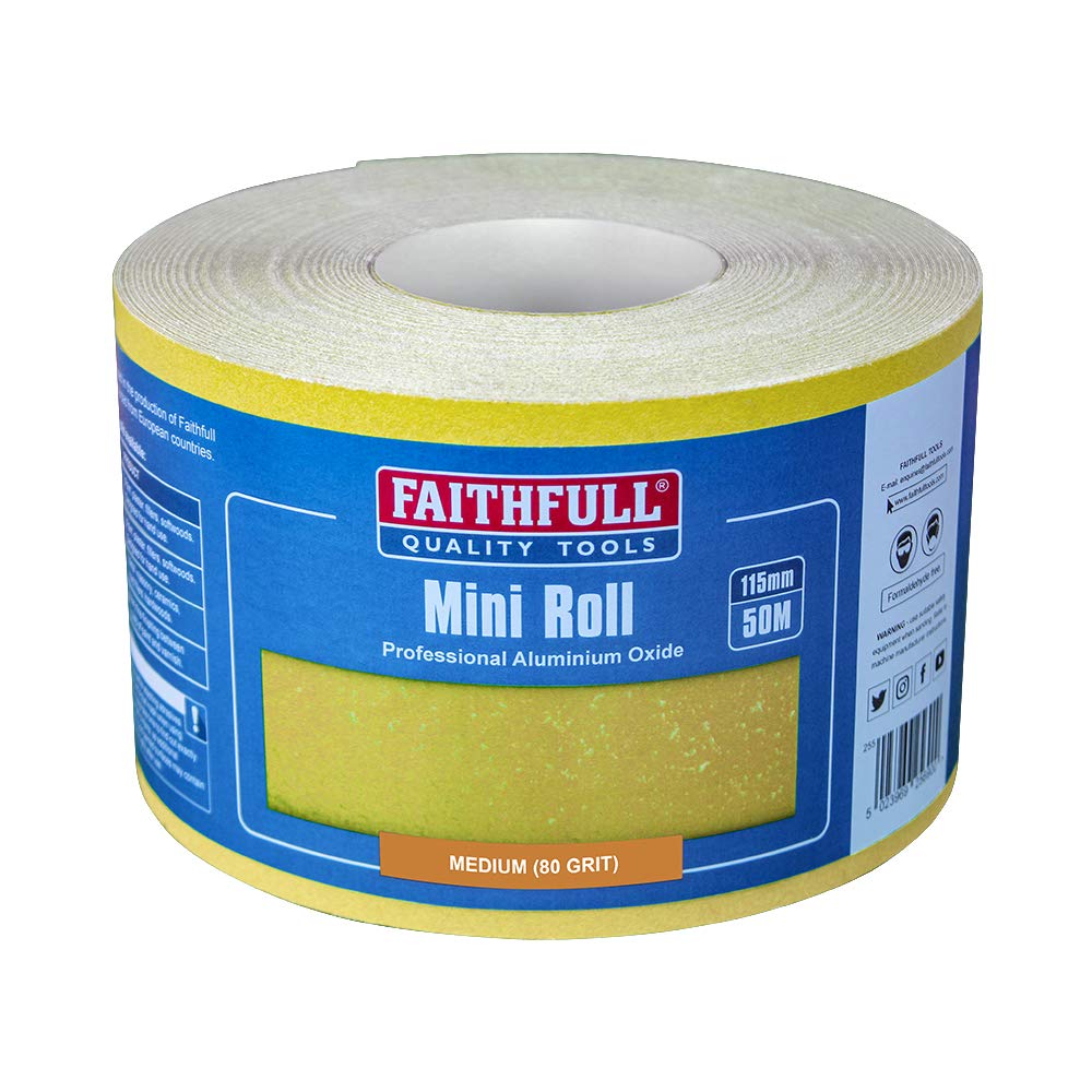 Faithfull Yellow Aluminium Oxide Sanding Roll
