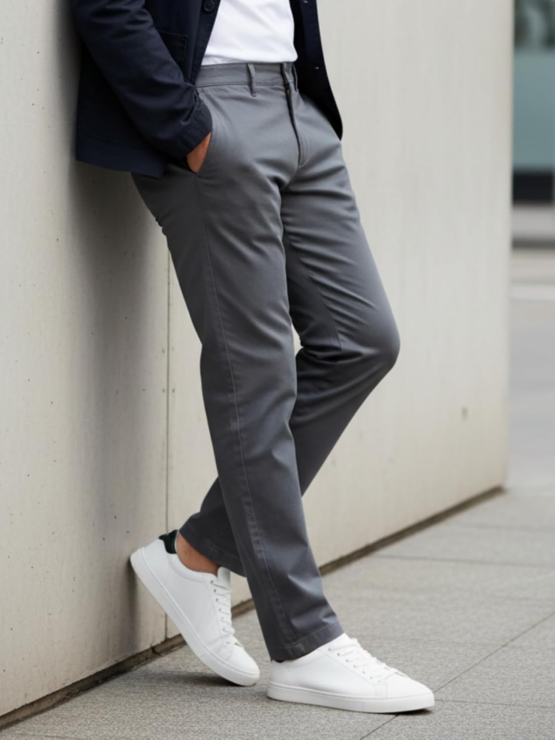 Calça Sarja Masculina Slim Fit Esporte Fino com Elastano Confortável
