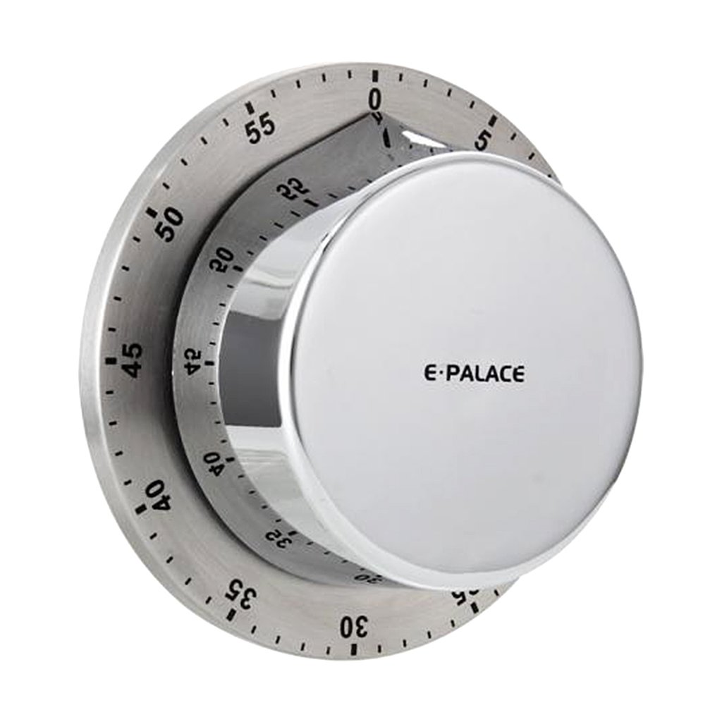 VMS INDIA Kitchen Cooking Countdown Timer Baking Stopwatch Racing Alarm Clock Silver