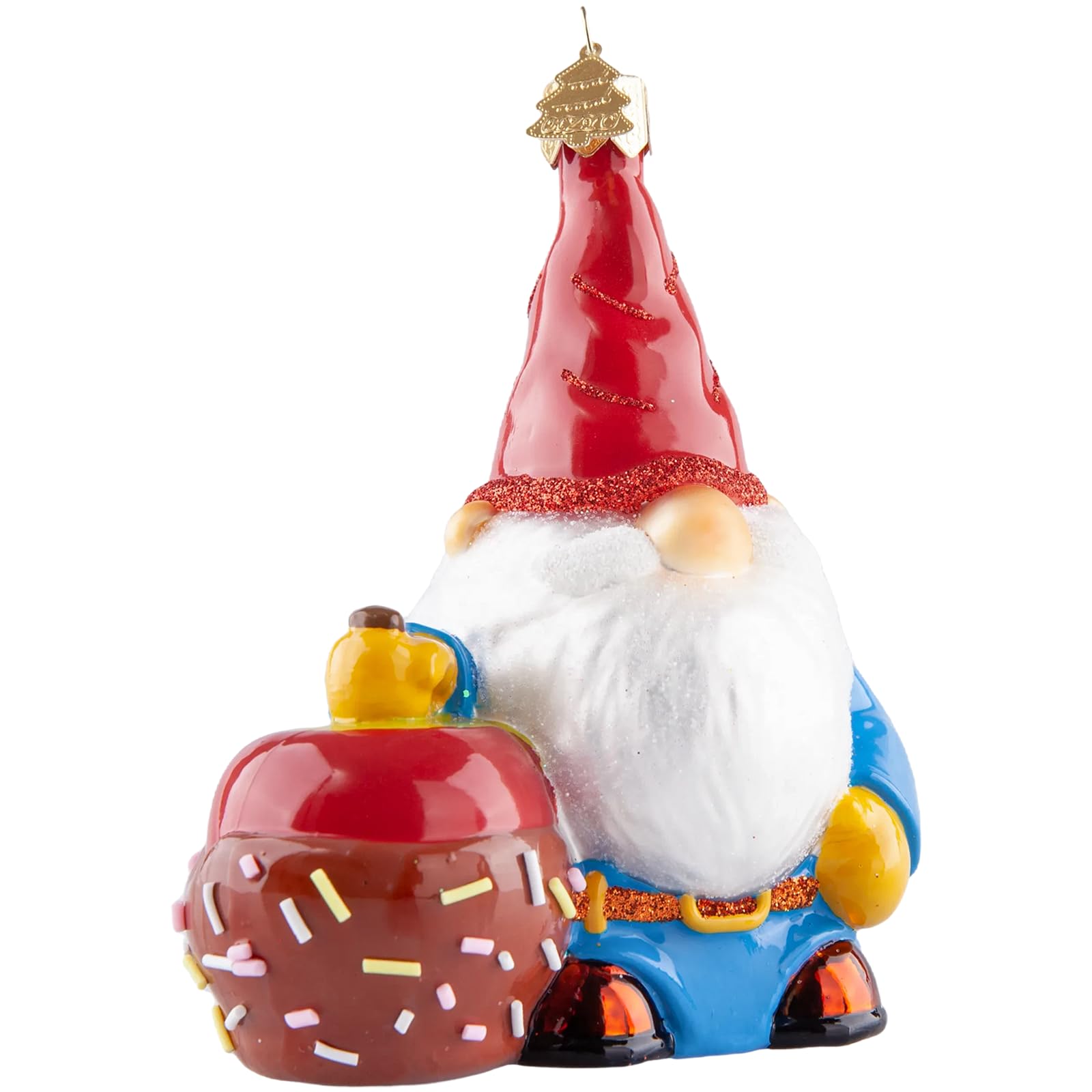 Nain de Noël en verre incassable pour embellir votre sapin sans stress