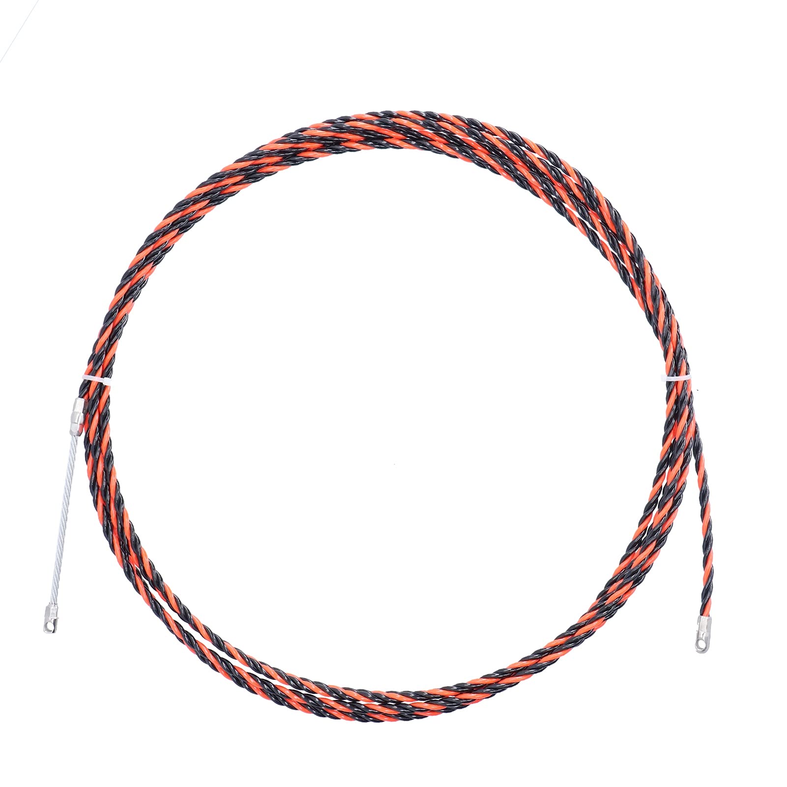 5m/16.4ft Coated Coated Wire, Steel Wire Wire, Double Strand 304 Stainless Steel Rope Hanging Cable for Elevator Tower Crane