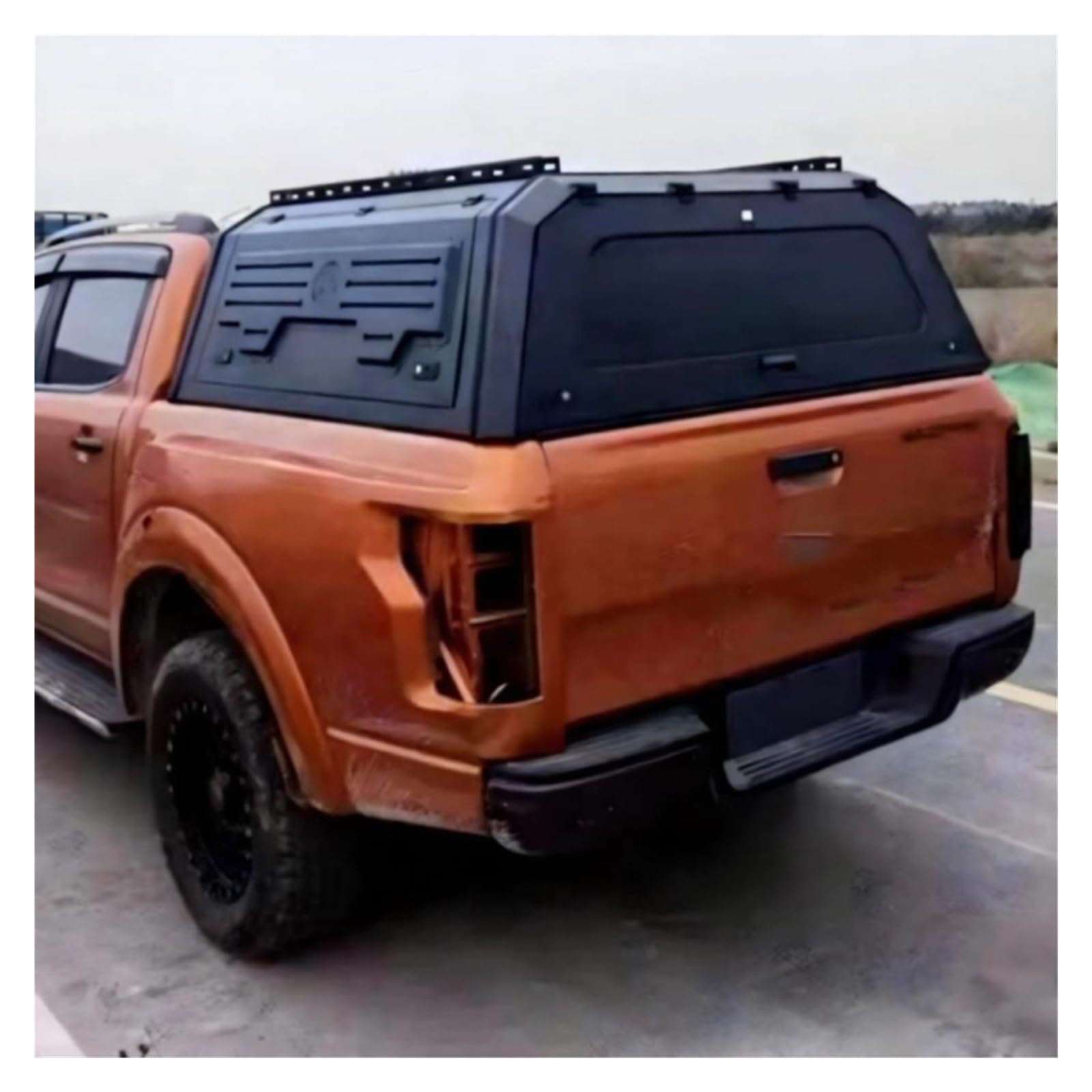4x4 Pickup Hardtop Aluminiowa pokrywa skrzyni ładunkowej Ciężarówka Kamper Zadaszenie Box Topper Kompatybilny z Tacoma 5FT 6FT 2005-2024 Shark 6