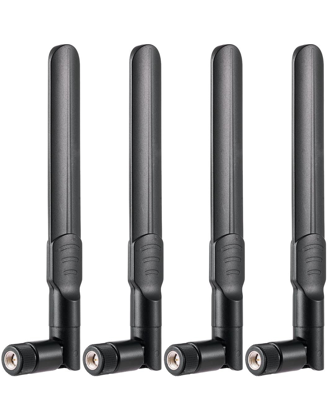 POBADY 4PCS 4G LTE Antenna 8dBi External SMA Male Antenna Compatible with 4G LTE Wireless CPE Router Hotspot Cellular Gateway Router Modem