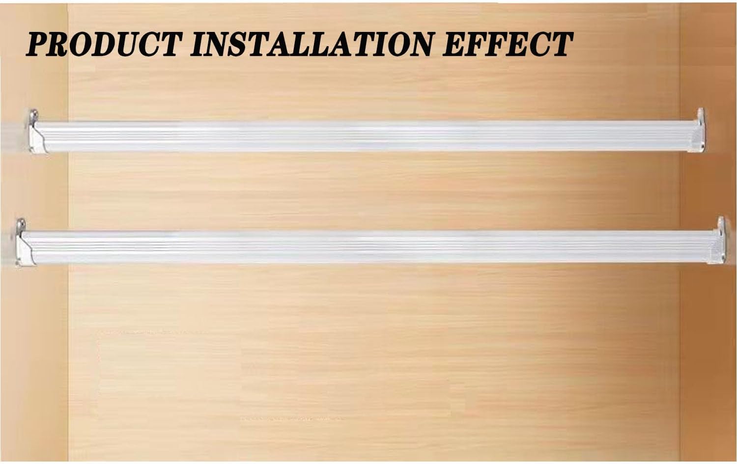 15mm x 30mm Oval Closet Rod End Supports (Single Hole) with Rear Facing 6.5mm Pins (Pack of 40)