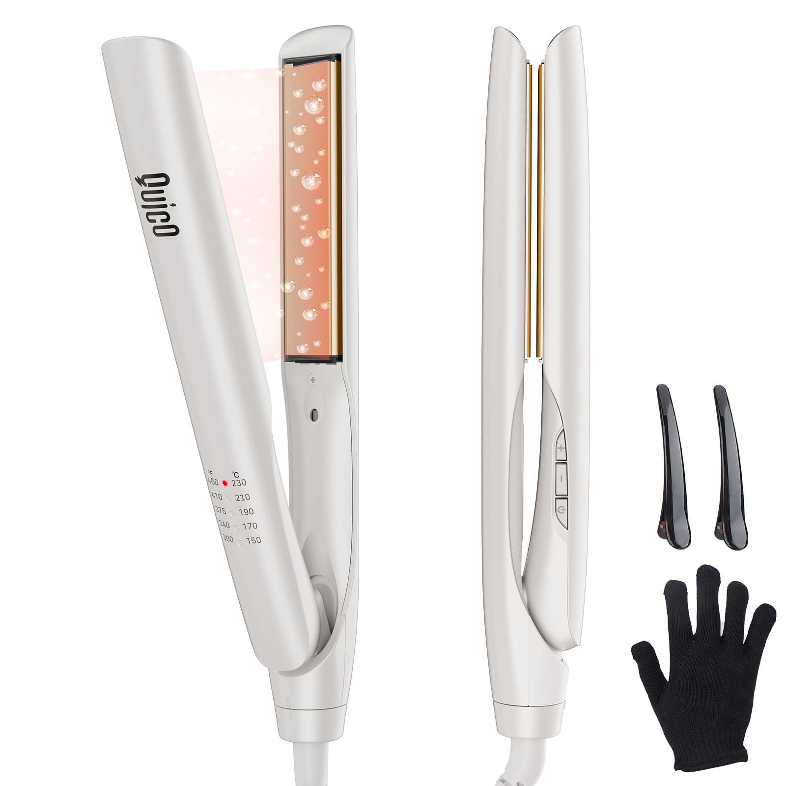 Quico Upgrade Hair Straightener, 100-240V Dual