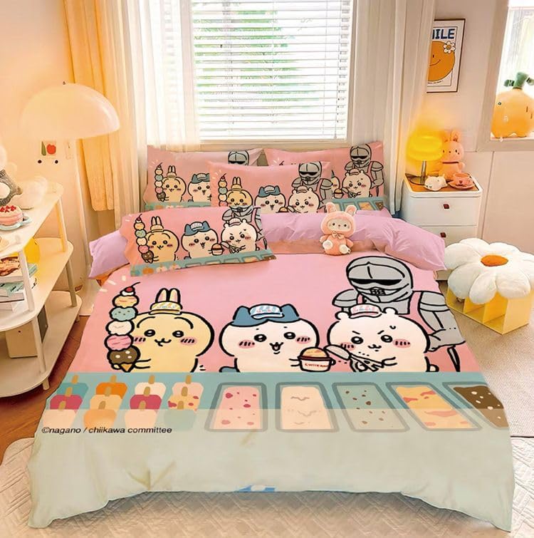 大人気 カニちゃん ちいかわ 敷パット 枕カバー セット Amazon｜寝具