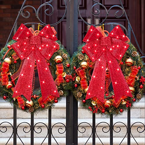 Lazos de Navidad con luz LED que solucionan el apagado manual 8