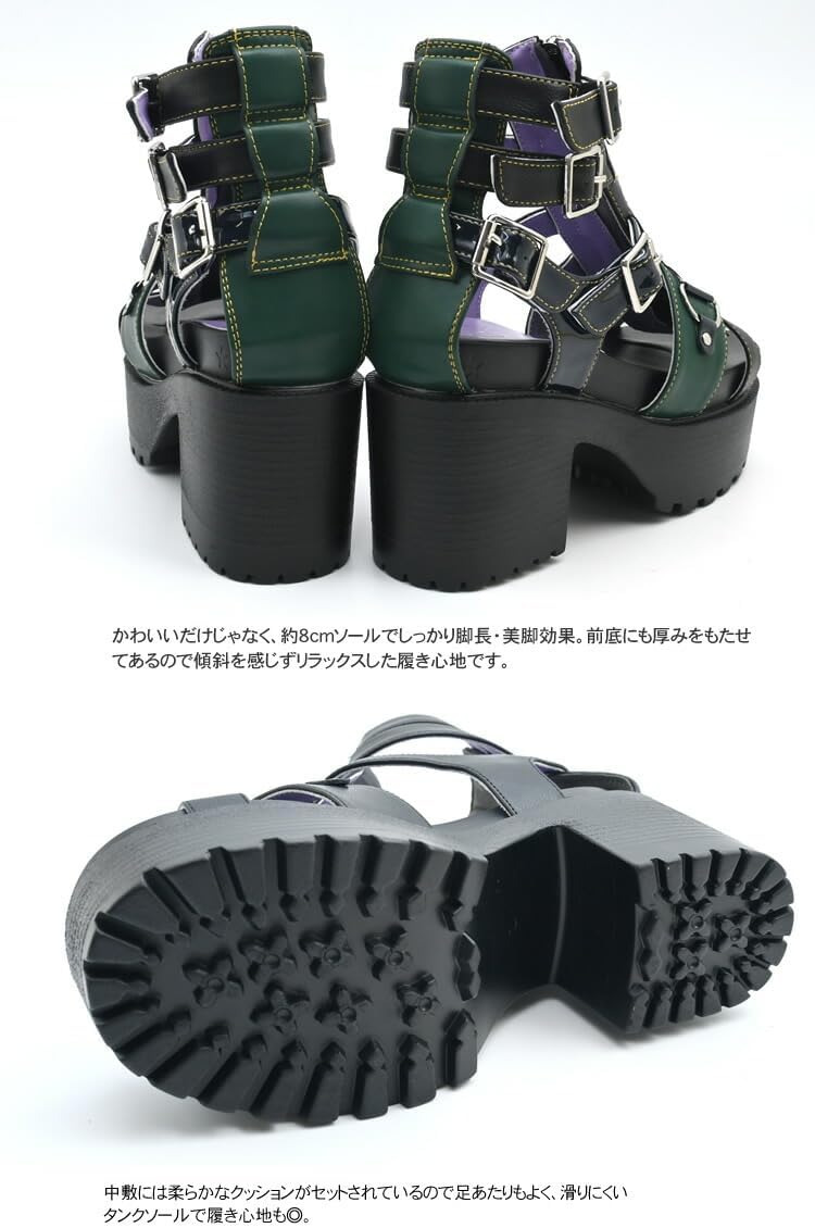 YOSUKE 厚底ウエッジブーツサンダル Amazon | [ ヨースケ YOSUKE ] 厚底 ブーツサンダル レディース