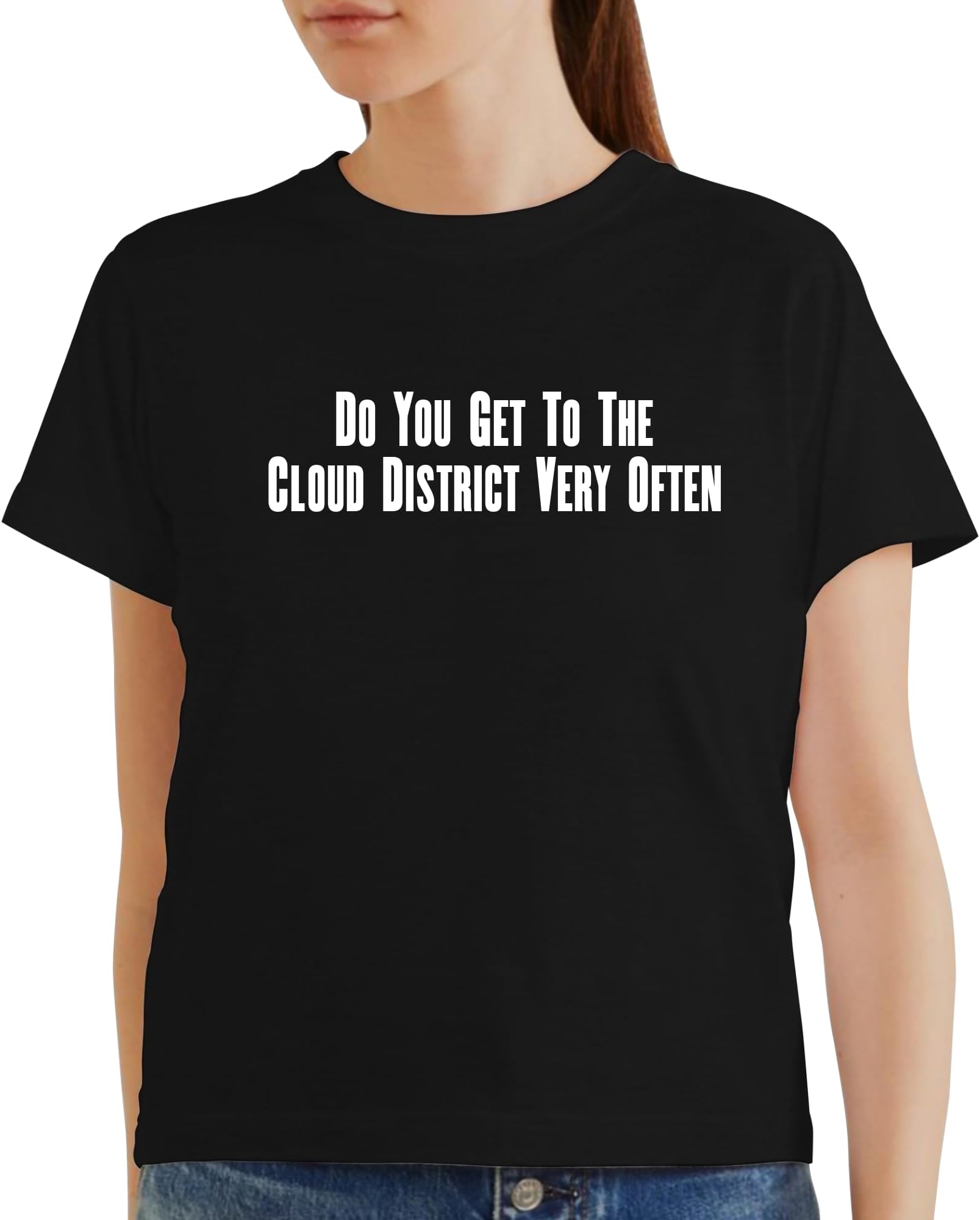 Harding IndustriesDo You Get to The Cloud District Very Often - Women's Soft Graphic Misses Cut T-Shirt CP05