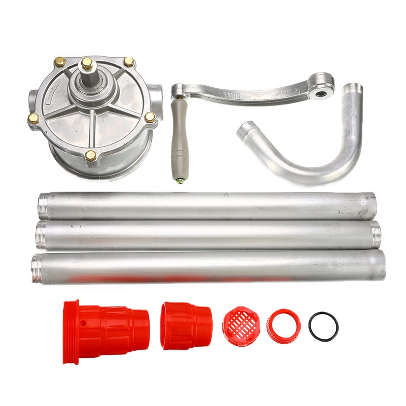 32mm manuel pompe à main tambour lourd rotatif nouveau baril de carburant à huile pompe robuste Diesel carburant mazout outil de transfert de gaz