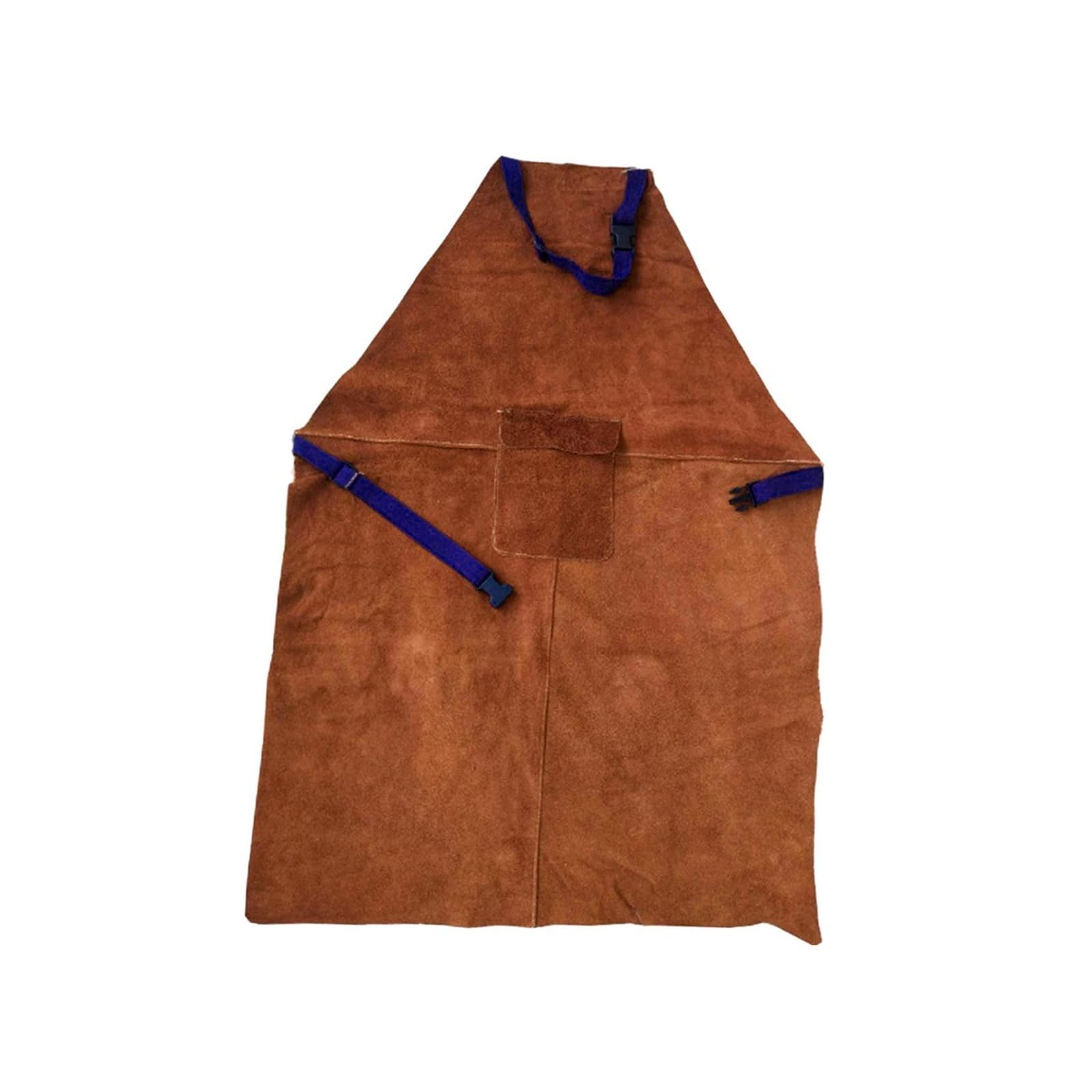 LNHHG Welding Clothes, Welding Protective Apron Welder Clothing Heat Resistant Clothes(Brown)