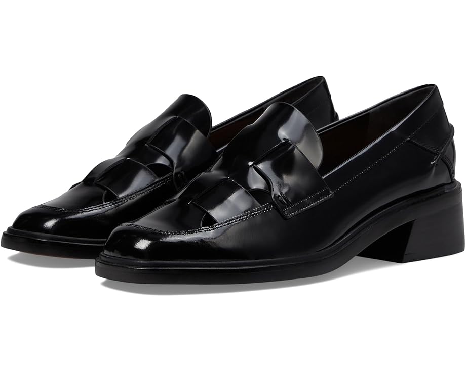 Franco Sarto Gene Cut Out Heeled Loafers - Pair View