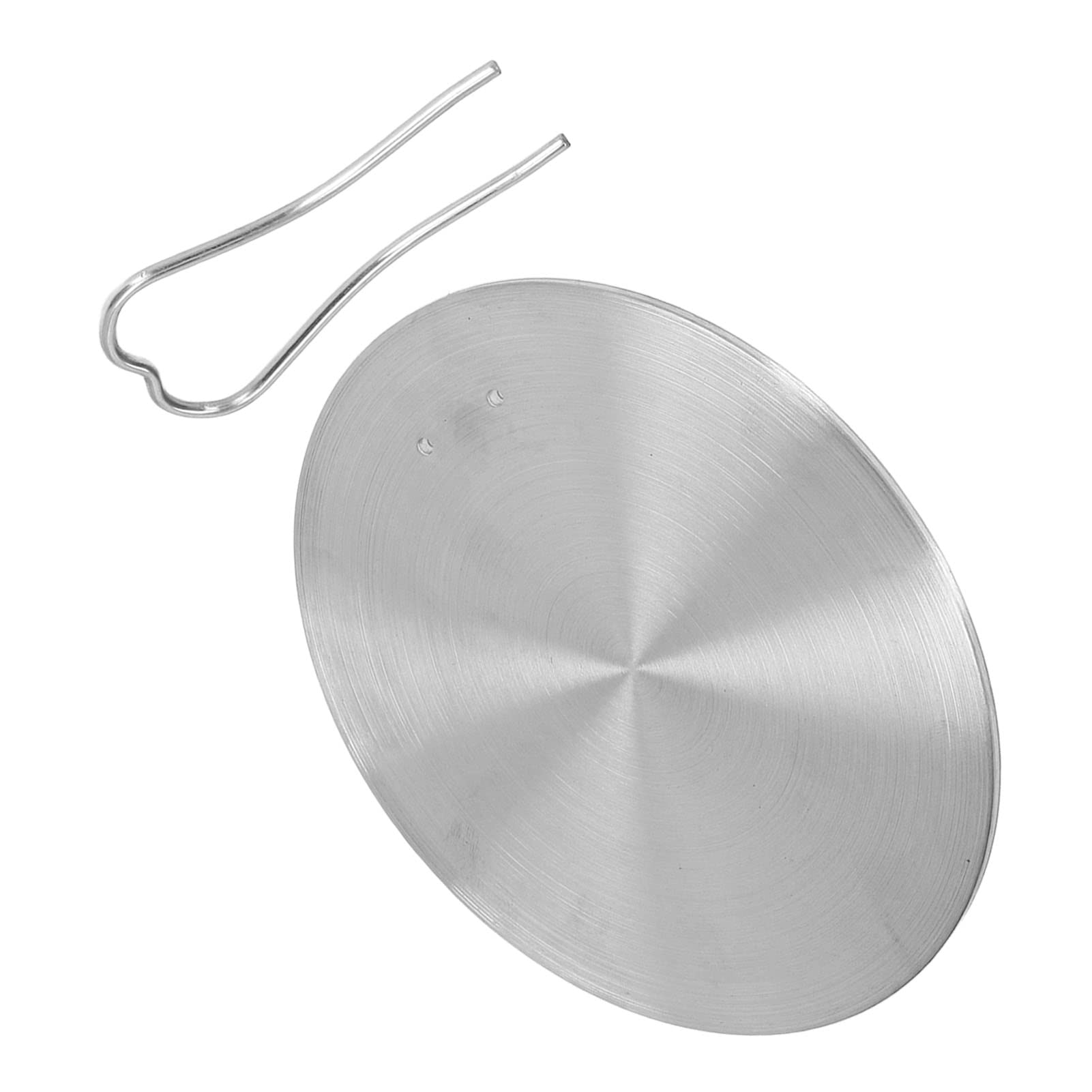 Wärmeverteilerplatte – Induktionsplatte aus Edelstahl, Adapter für elektrische Induktionsherde (17,5 cm / 6,9 Zoll)