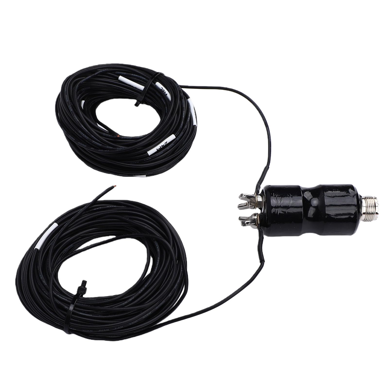 ASHATA 9-Band-HF-Dipolantenne 5-50 MHz 25 W |Endgespeister Halbwellen-Balun für den Außenbereich