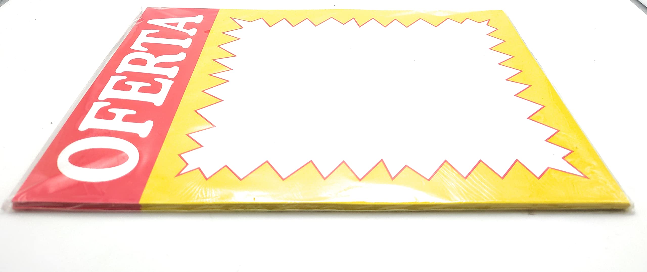 50 Carteles de Oferta Grandes y 3 Pizarras de Mesa