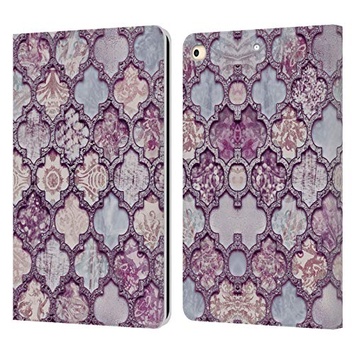 Housse LebensArt Maroc Violet en cuir avec support pour iPad 9.7