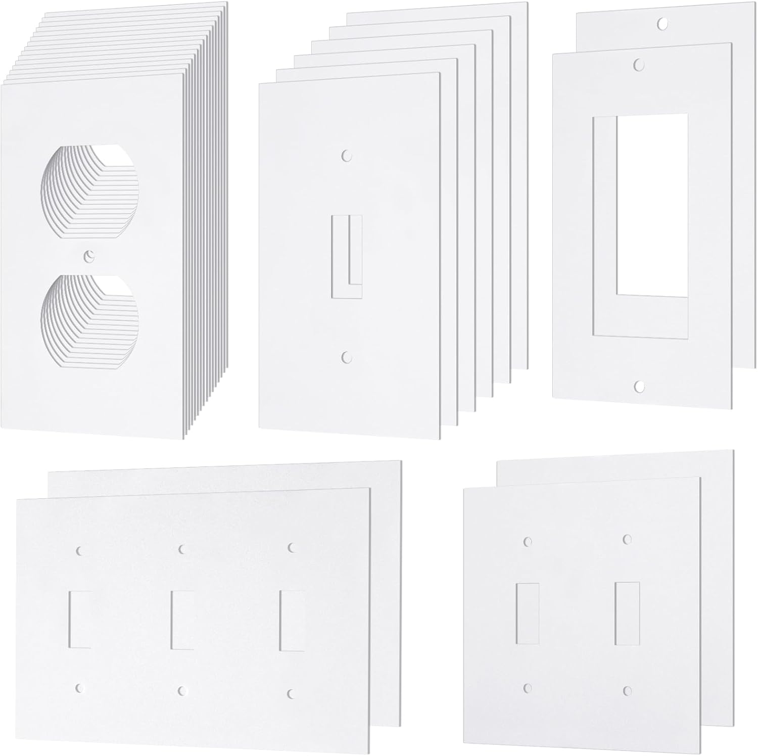 Tondiamo 28 Pack Outlet Insulation Pads, Wall Plate Foam Sealers