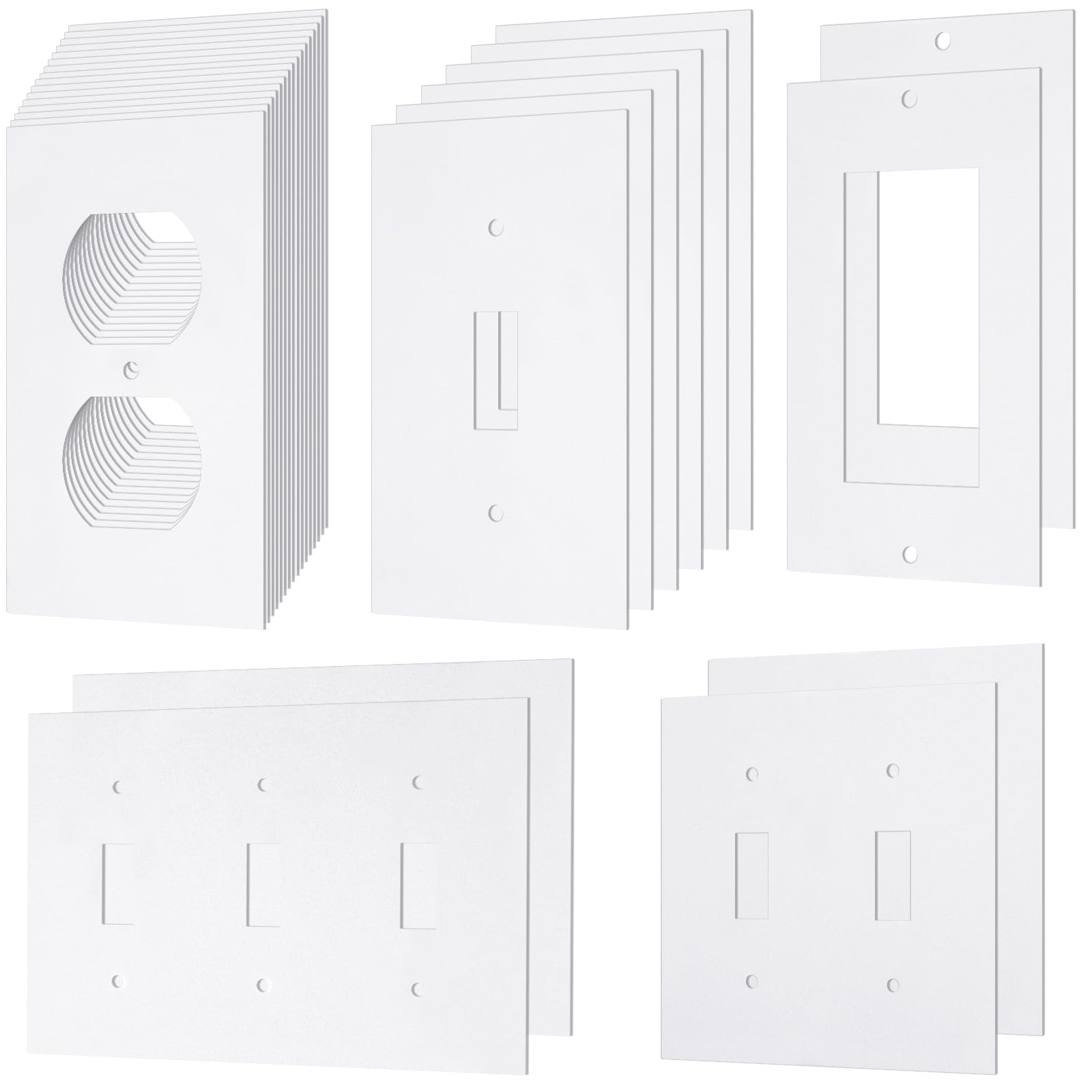 Tondiamo 28 Pack Outlet Insulation Pads, Wall Plate Foam Sealers