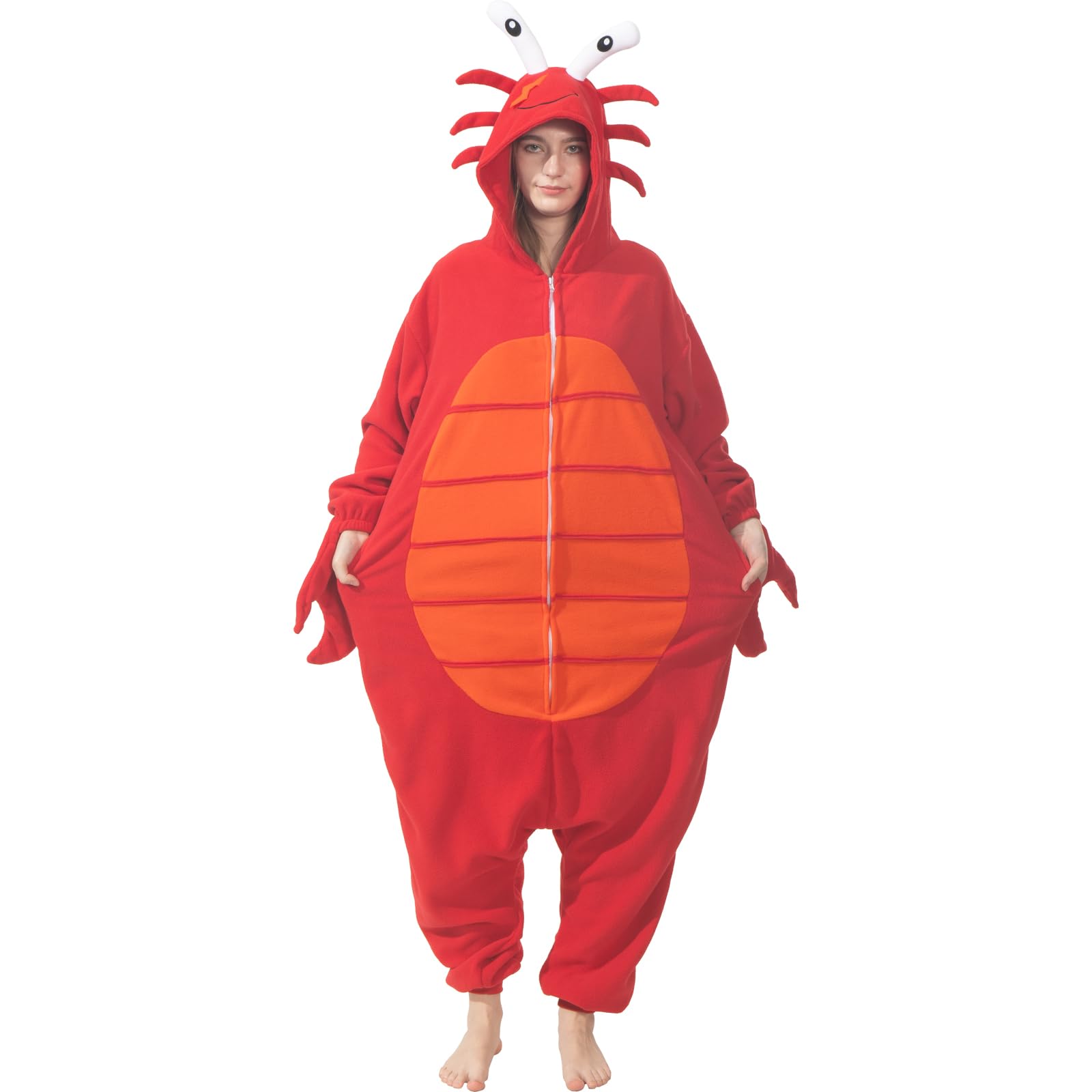 Pigiama intero per adulti, motivo: creature marine
