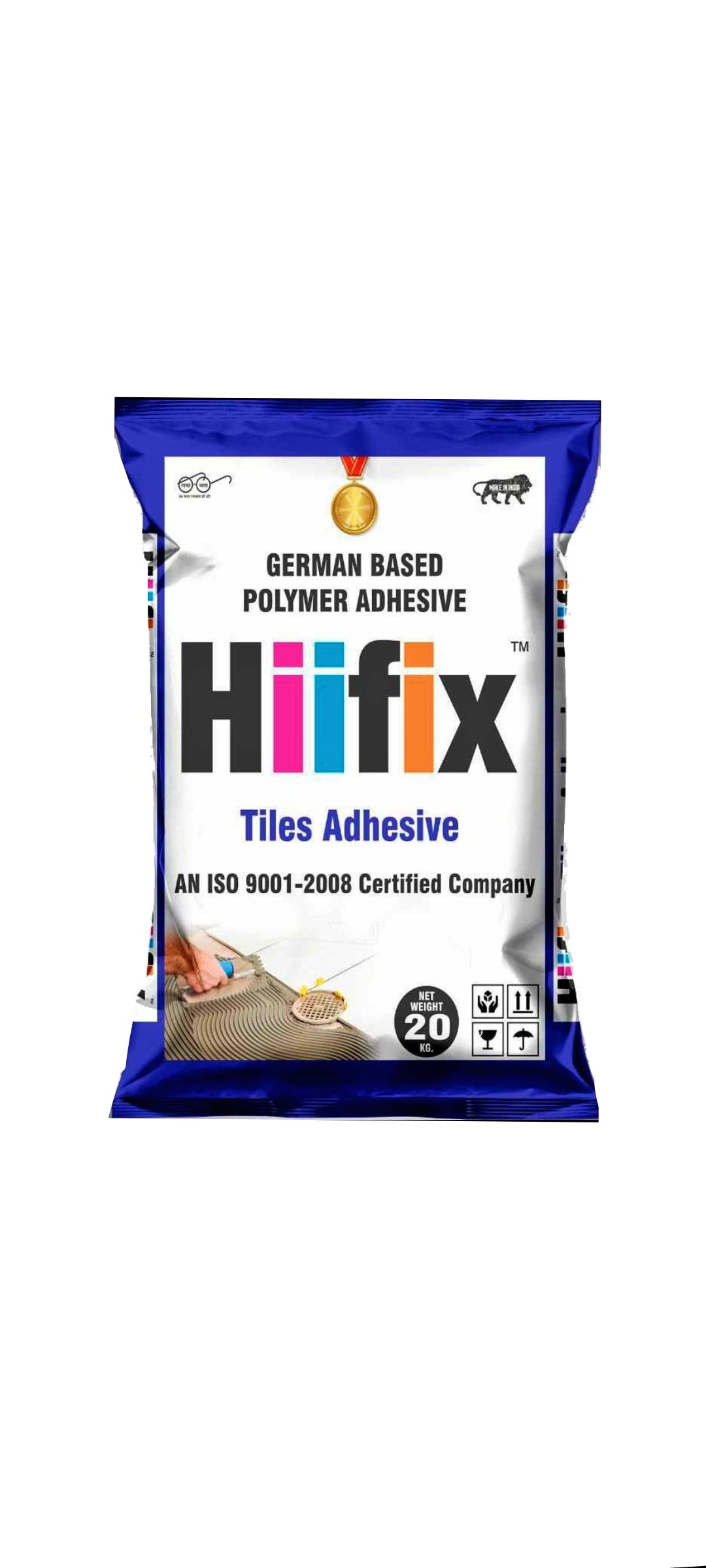 Buy HIIFIX Gold Heavy Adhesive Heighted Wall and Elevation Tile