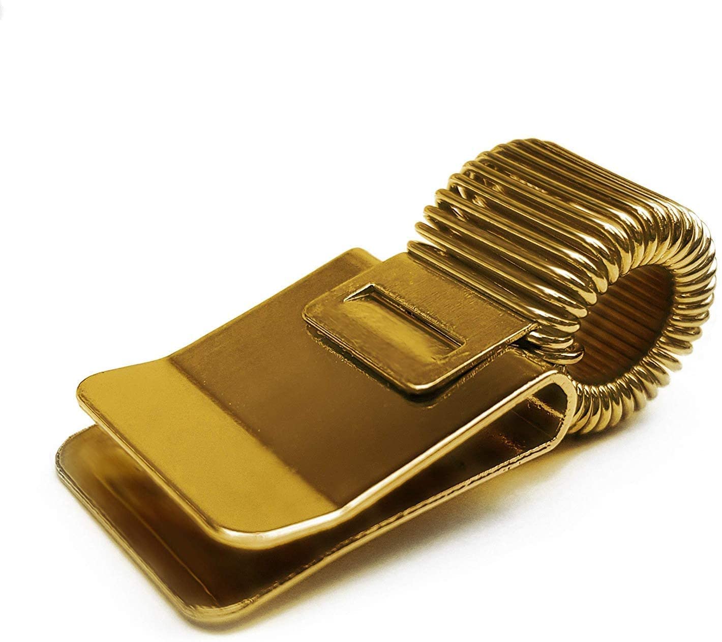 Ashton and Wright Metal Pen Clip Holder for Notebook/Clipboard/Journal/Diary - Ideal For Doctors/Nurses/Foremans/Office - Single - Gold