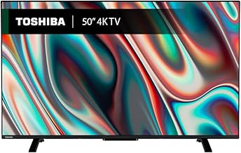 Toshiba 50'UV2363DB 4K Smart VIDAA TV, Ultra HD, HDR10, Freeview Play, Disney+, Prime Video, Netflix, Dolby Audio, Works with Alexa, Works with Google Assistant, VIDAA Voice