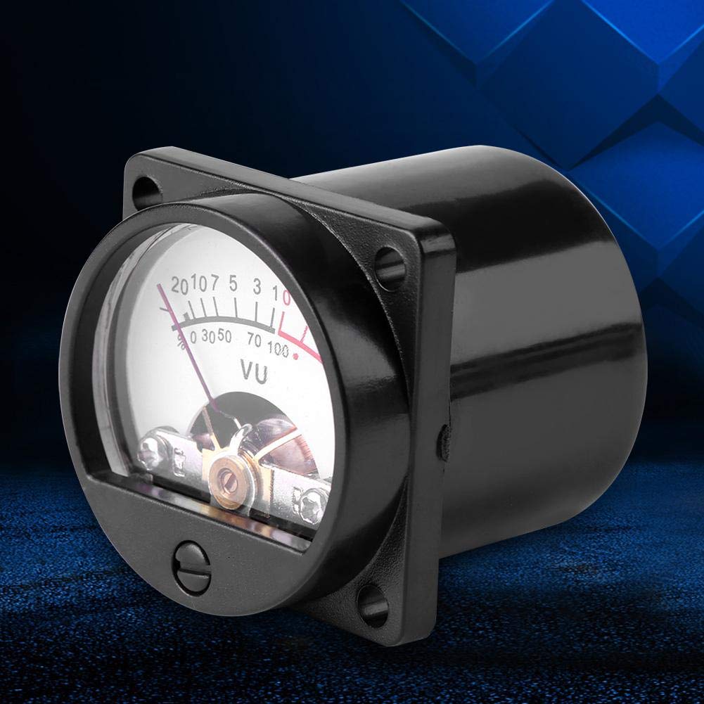 VU Panel Meter, 2 pezzi VU Panel Meter Registrazione retroilluminazione calda e Amplificatore di livello audio con ponte Raddrizzatore a ponte Filtro Driver Scheda di circuito
