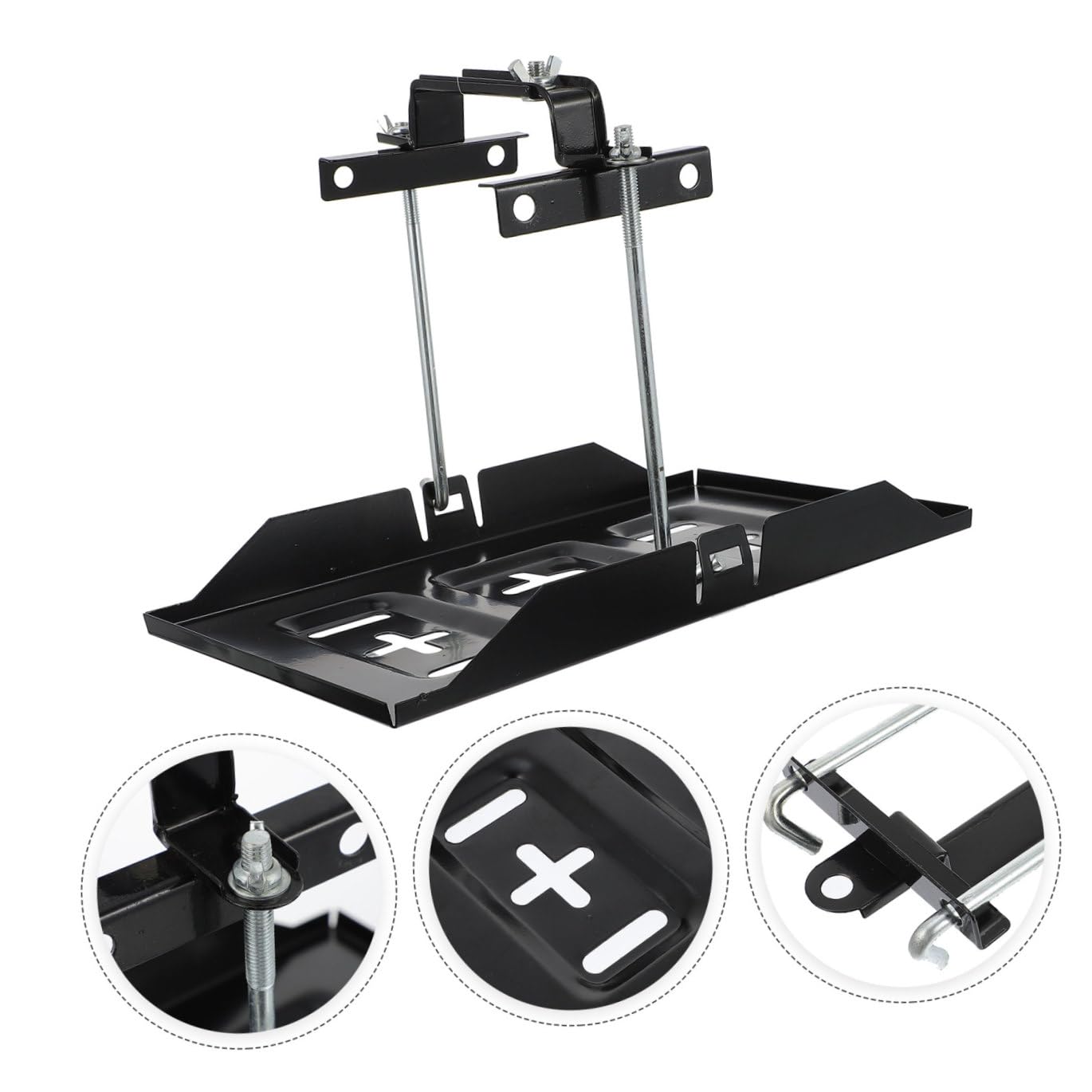 1ensemble Support De Fixation De Batterie Pour Voiture Résistant Corrosion Facile à Installer Batterie Auto