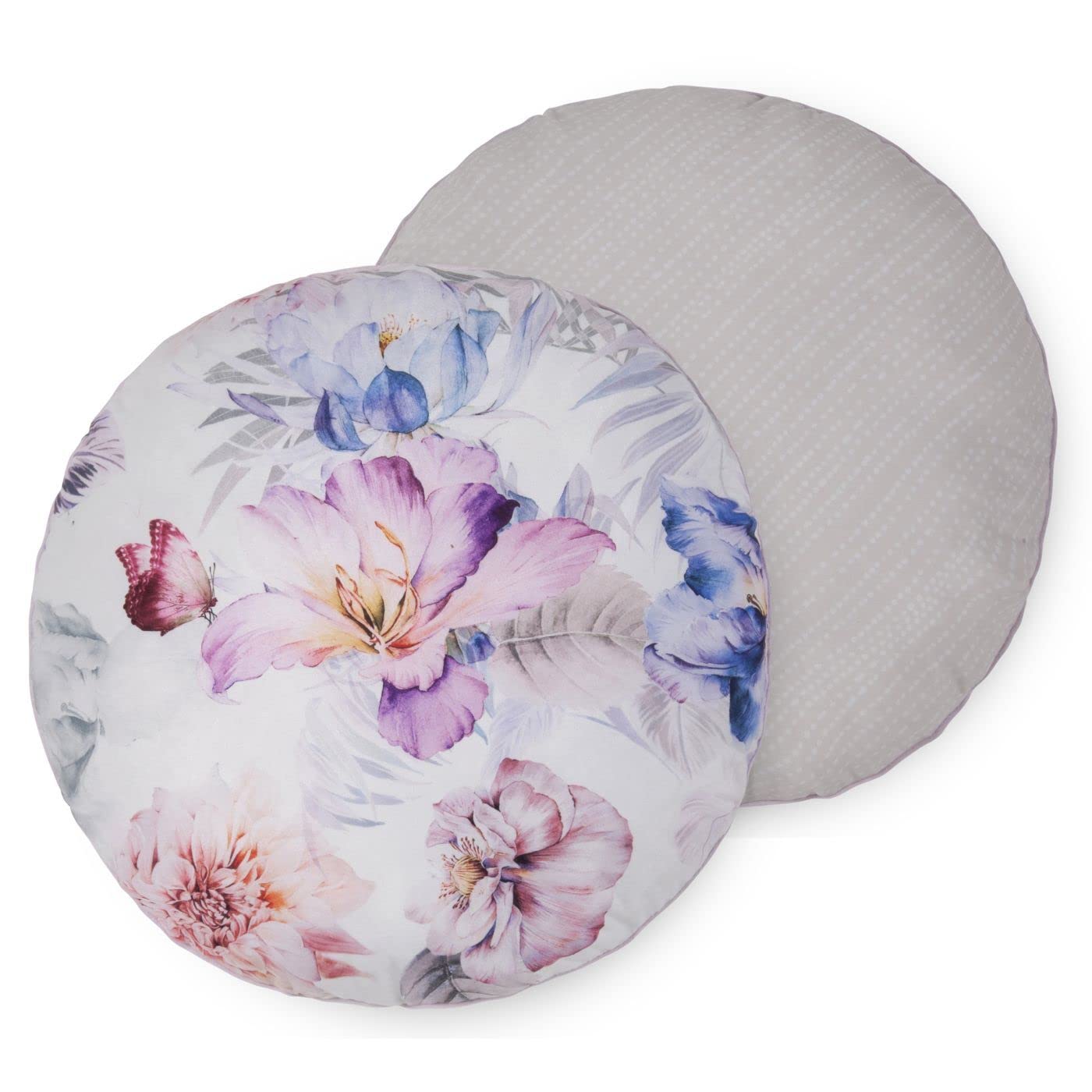 Coussin décoratif Descanso en tissu premium multicolore 55cm pour intérieur raffiné