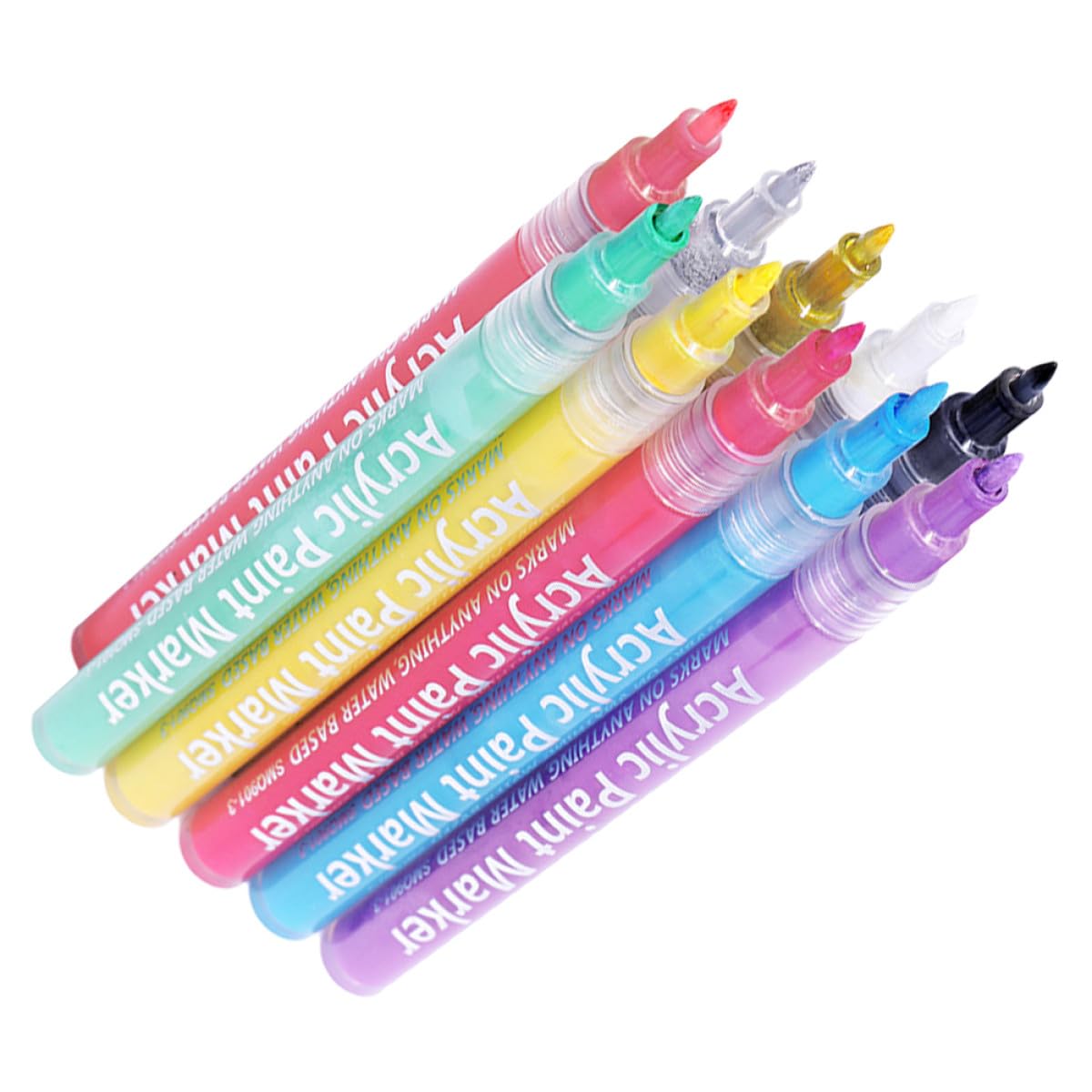 Homoyoyo Kit de 10 Piezas de Herramientas para Manicura Forma de Bolígrafo, Superficie y Agarre Cómodo, Adecuado para Decoración de Uñas en Casa o Salón Profesional