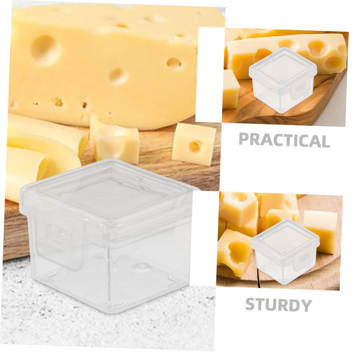 Lot De 4 Botes Fromage Avec Couvercle HermtiqueGarde Le Fromage Frais