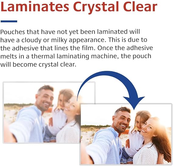 5 Mil Laminating Pouches with Rounded Corners | Letter Size | 9 in. x 11-1/2 in. | Glossy Finish | Premium Adhesive for High-Clarity | 2 Carriers Included | 100 Pack