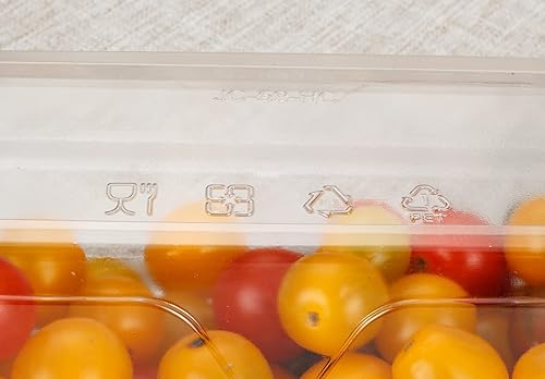 Miniatura 10 de Golden Apple, Contenedor de comida cuadrado de plástico transparente con bisagras, 8 pulgadas de largo x 8 pulgadas de ancho x 3 pulgadas de