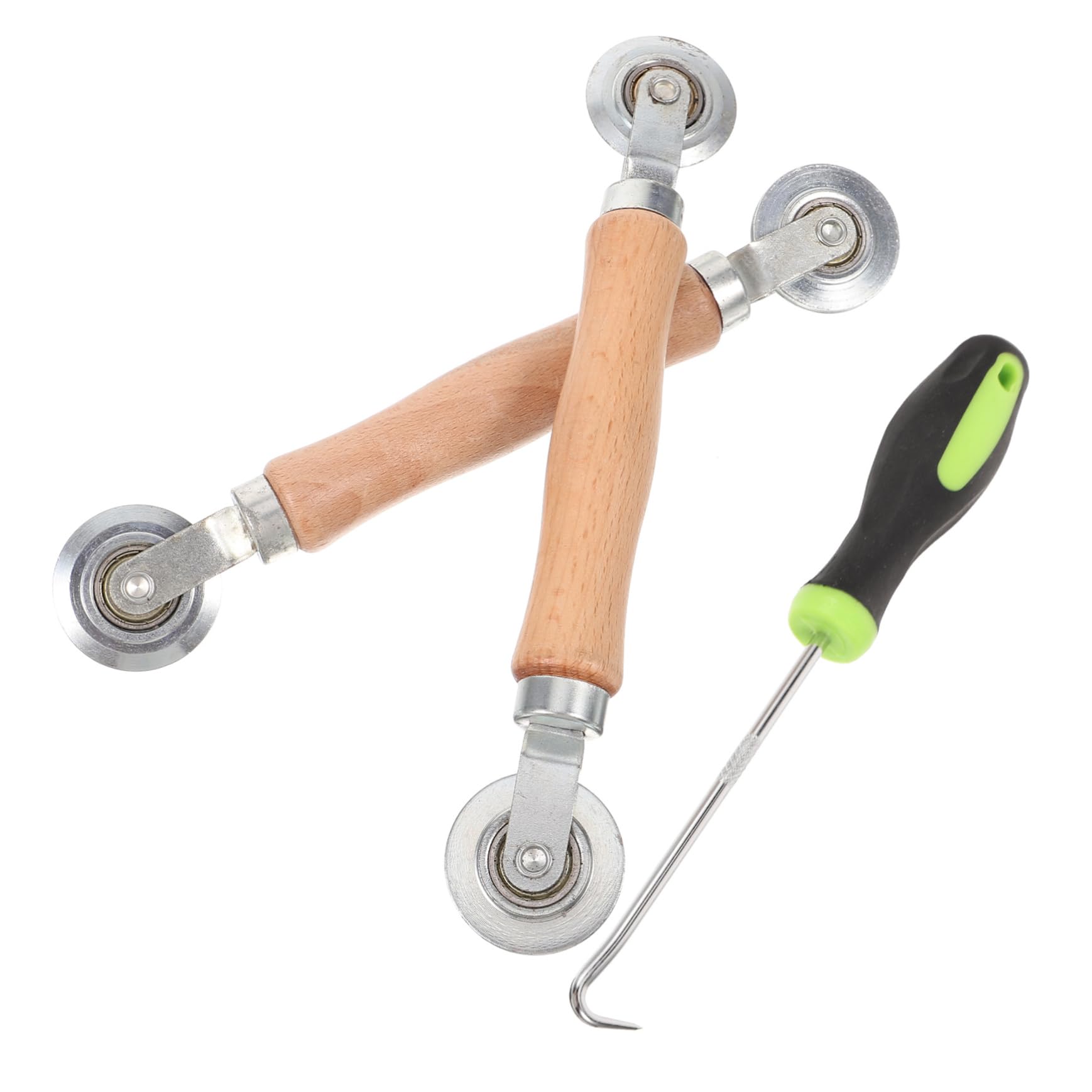 NUOBESTY 5 Sätze Reparaturwerkzeuge Für Bildschirm Hilfe Spline Fenster Netz Fix Tür Siebwalzenwerkzeug Bildschirmreparaturwerkzeug Bildschirmreparatur-toolkit Rostfreier Stahl 3 Stück * 5