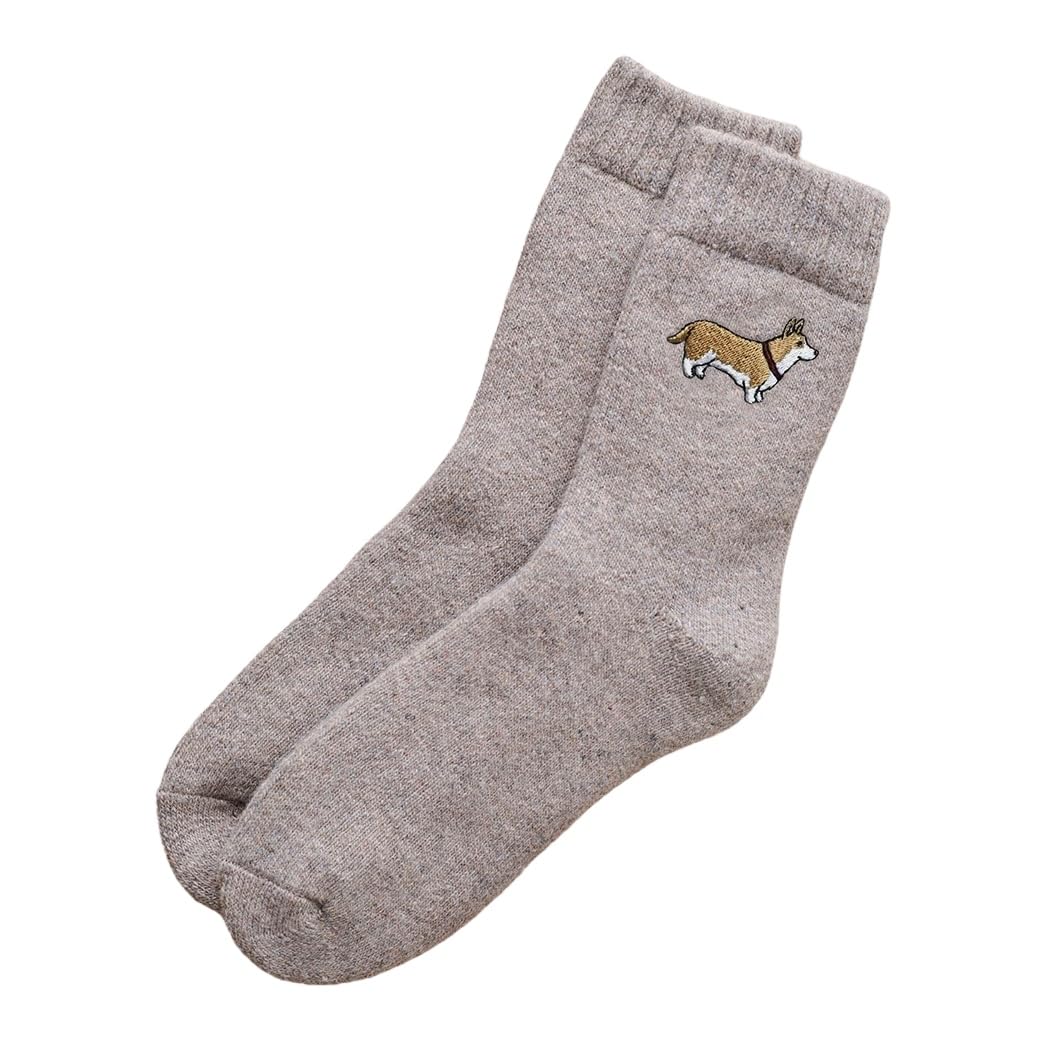 Sweet William Designs Corgi Dog Walking Socks