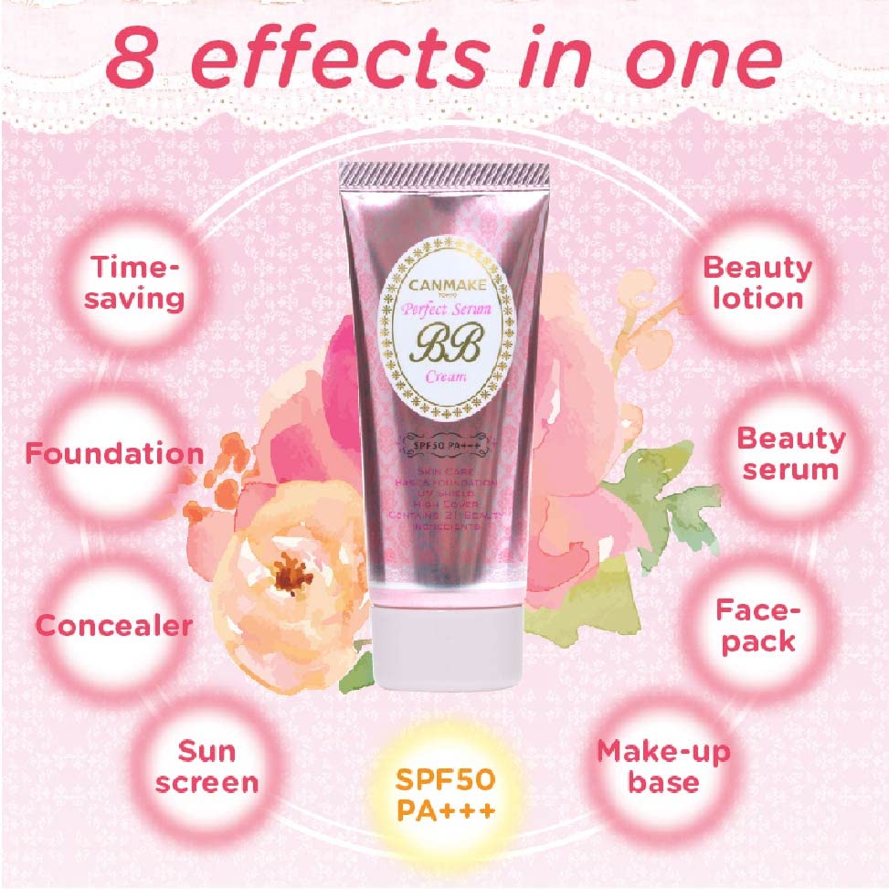 CANMAKE Perfect Serum BB Cream, 02 Natural, 30g