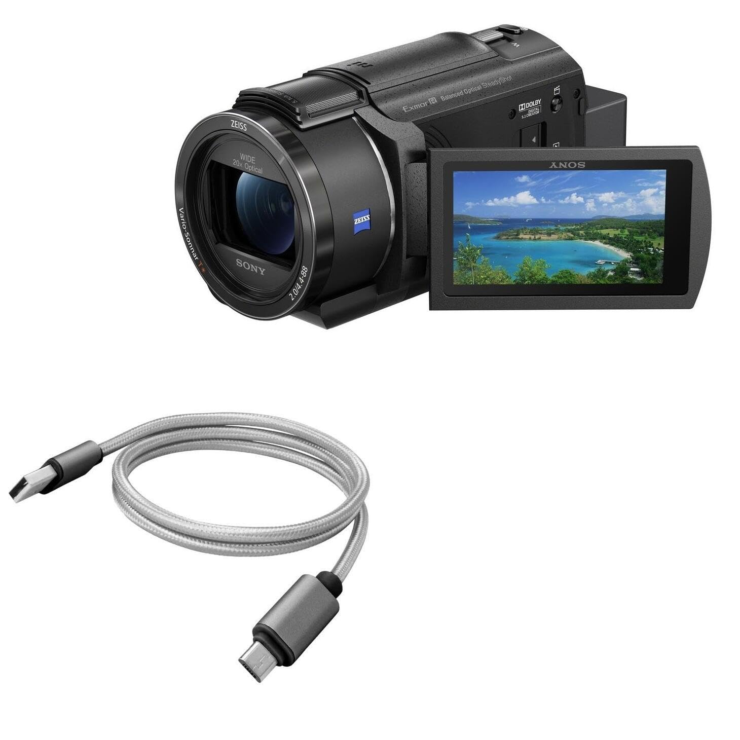 Amazon.com: BoxWave Cable Compatible with Sony FDR-AX43 - Micro