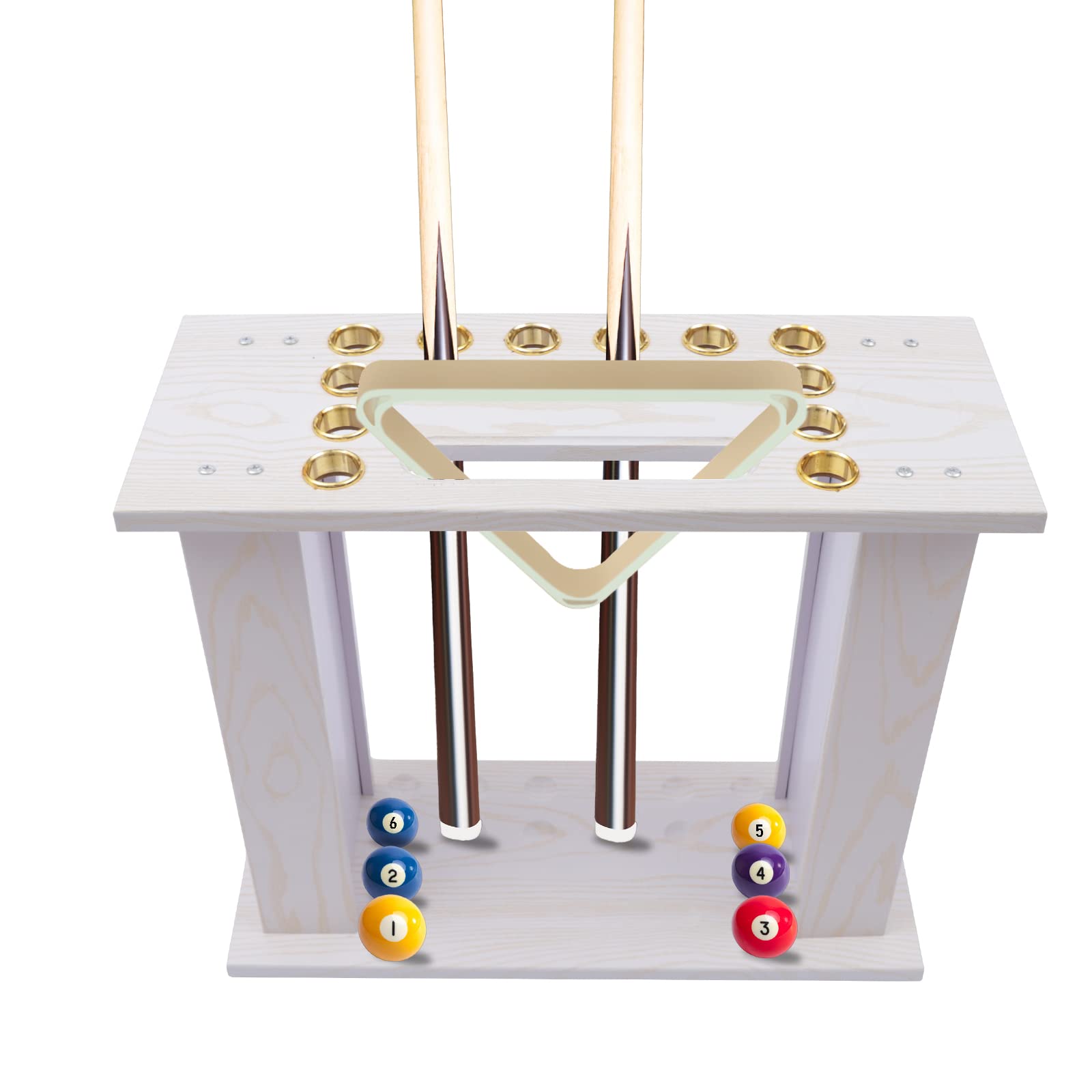 Support de queue de billard pour 16 queues et accessoires maison club