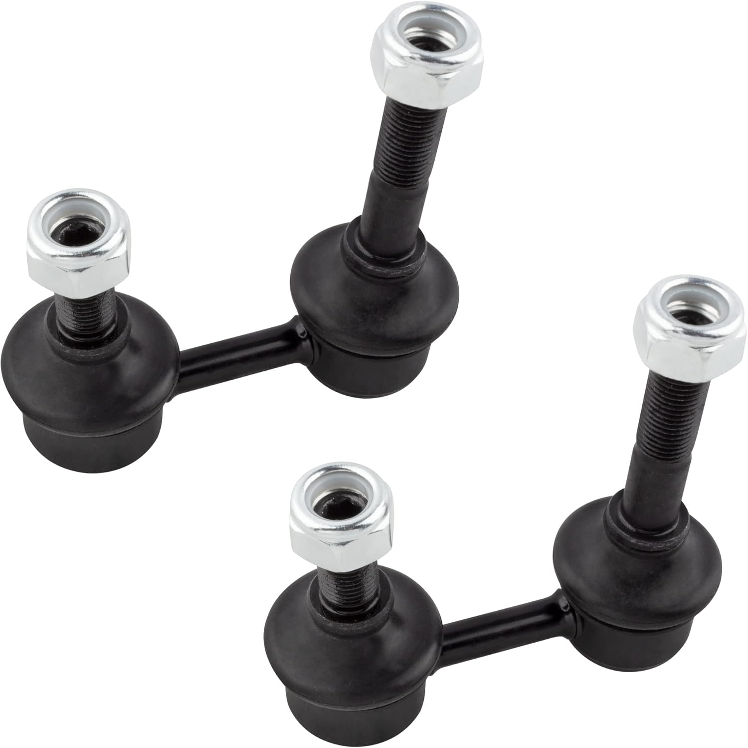 BOXI (Set of 6) 2x Front Inner Tie Rod Ends + 2x Front Outer Tie Rod Ends + 2x Front Stabilizer Sway Bar End Links Kit Fit for Kia Sedona 2002 2003 2004 2005 | Replace K90381 ES3618 ES3621 EV800038