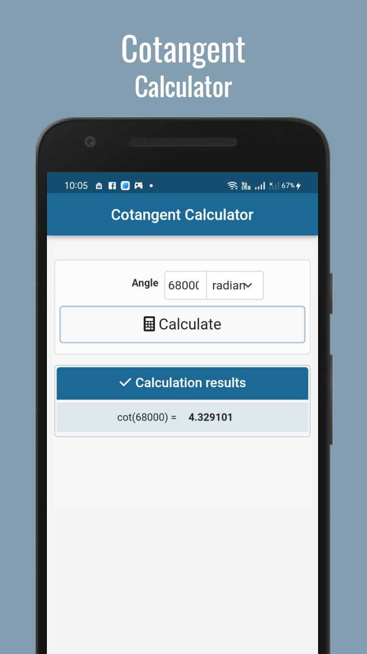Cotangent for Android