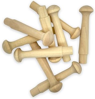Shaker Pegs 3-1/2 Inch 1/2 Tenon Package of 35 by WOODNSHOP
